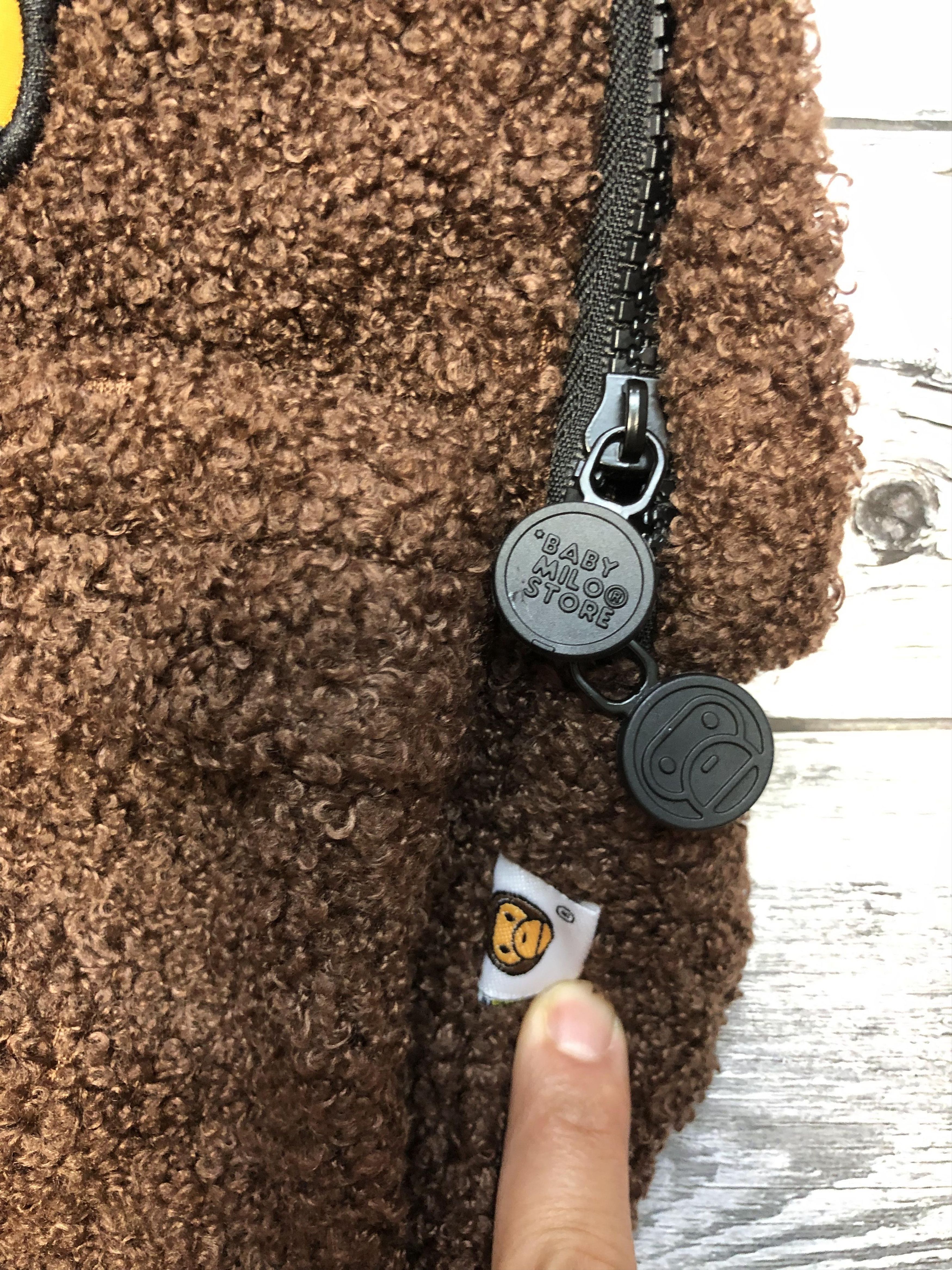Baby Milo By A Bathing Ape Fur Fabric Mini Backpack
