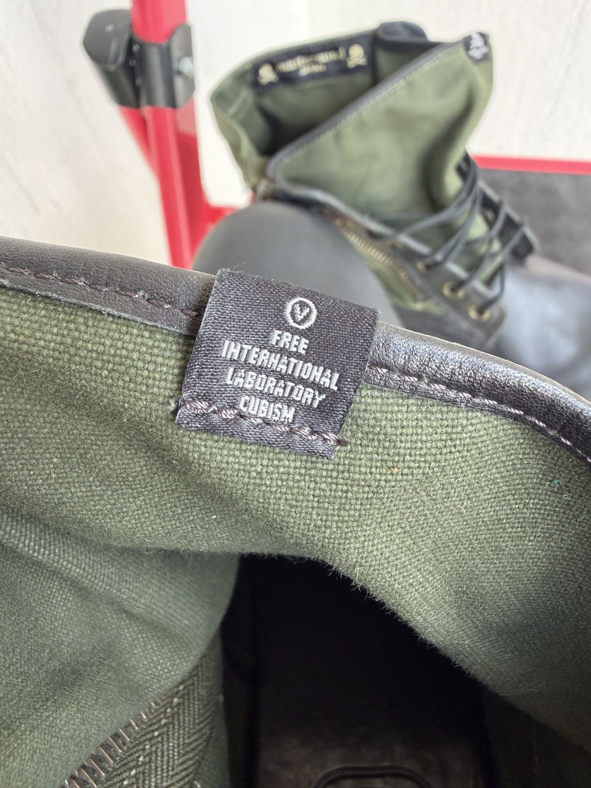 Visvim Khaki (olive) 7Holes 73’folk boot Size US 10 / EU 43 - 10 Thumbnail