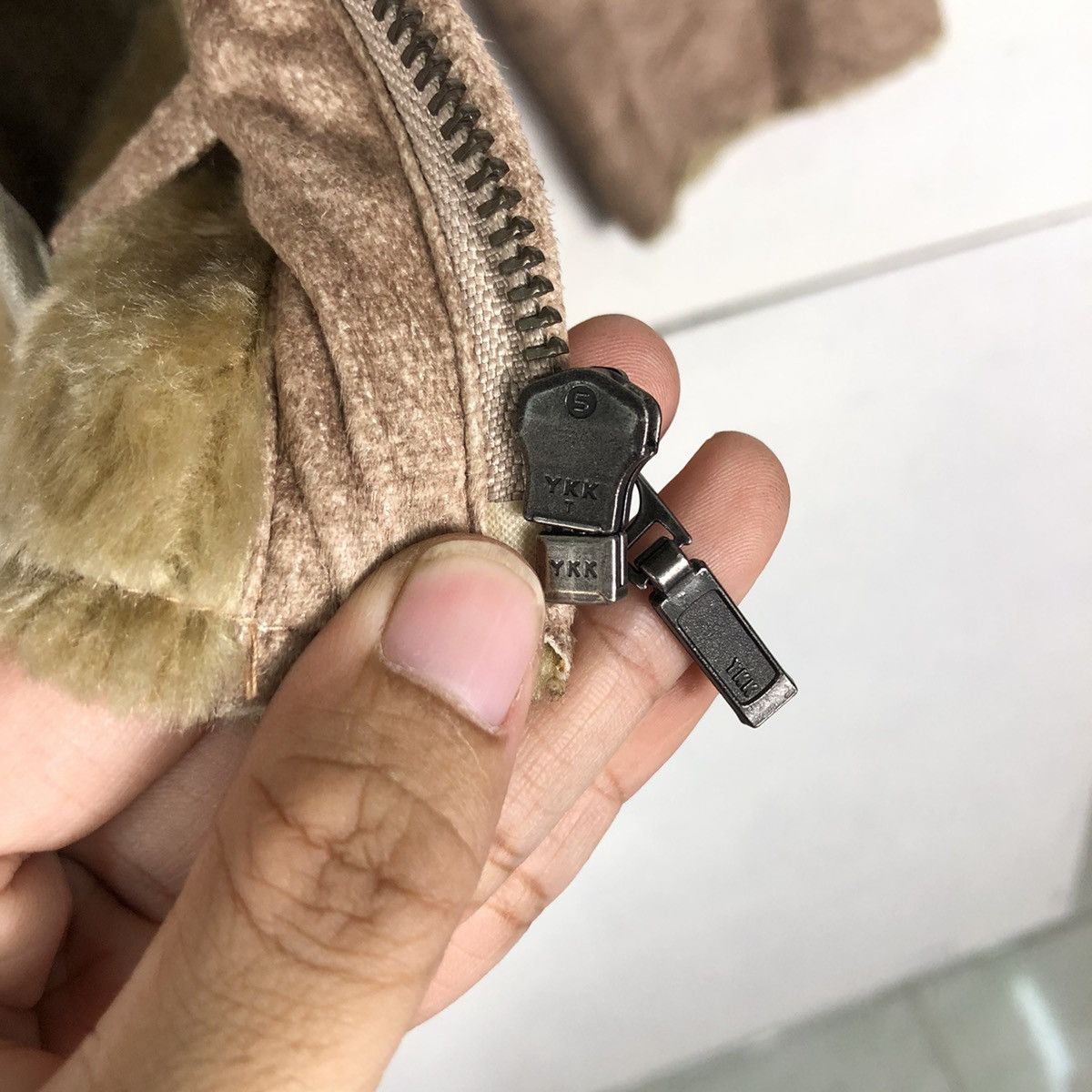 Japanese Brand 📌Vintage Leather Jacket Villand Mink Fur Shearling Blanket Size US L / EU 52-54 / 3 - 18 Thumbnail