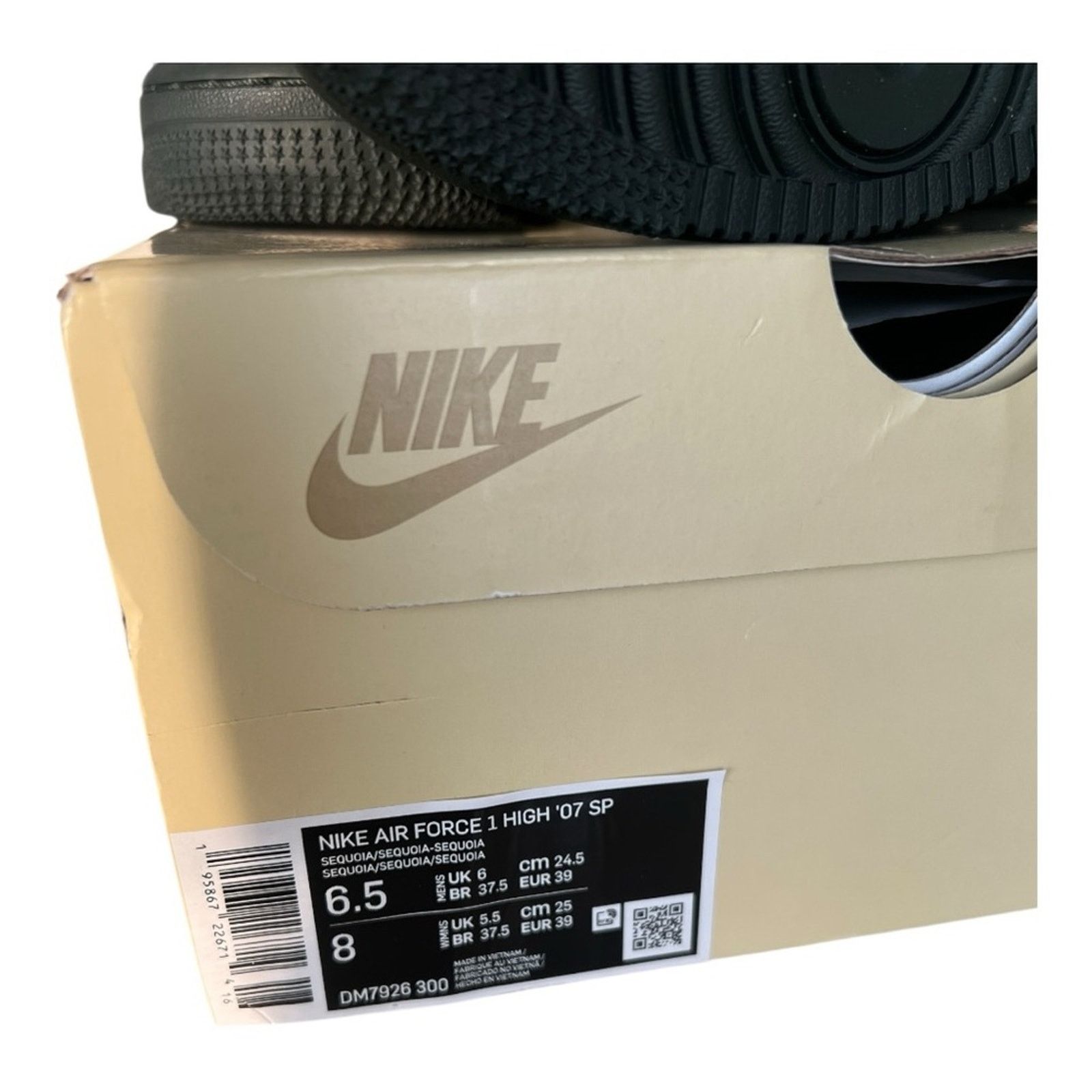 Nike Nike Air Force 1 High O7 SP Billie Elish Sneakers W8/M6.5 Size US 8 / IT 38 - 9 Thumbnail