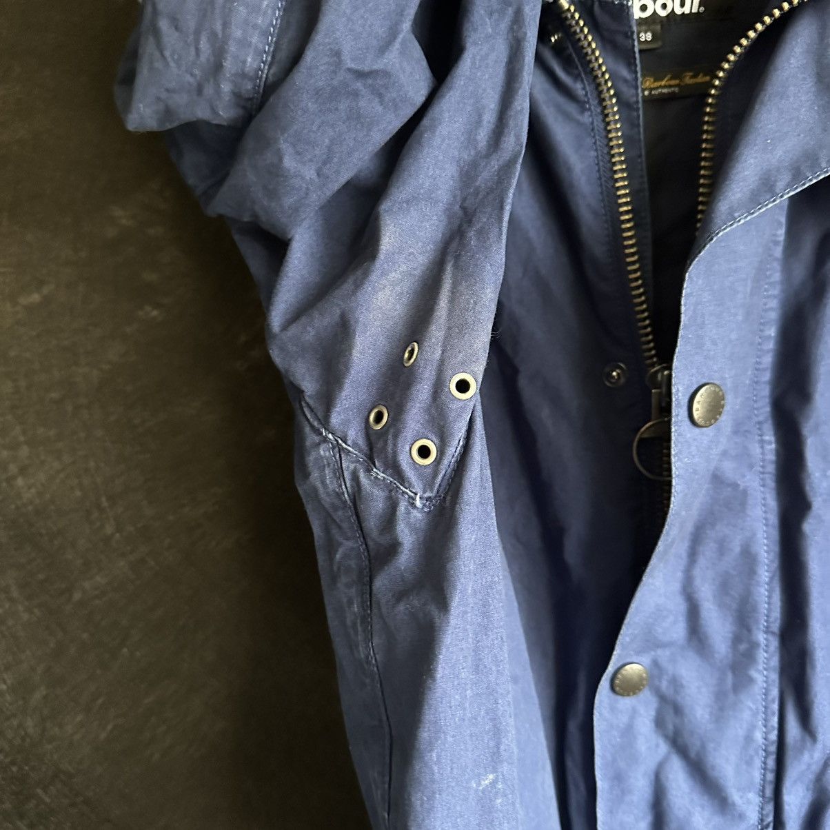 Barbour Barbour 100% Cotton Blue Jacket Size XS / US 0-2 / IT 36-38 - 7 Thumbnail