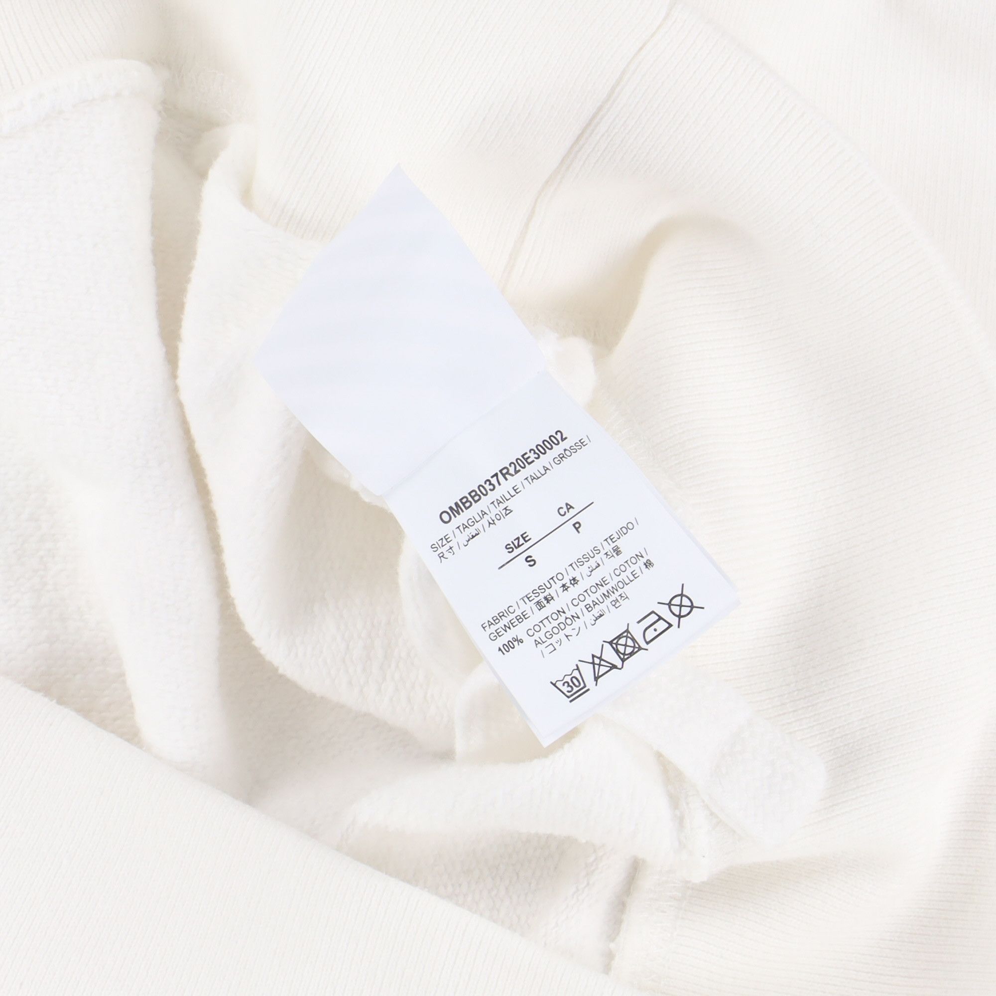 Off-White White Tape Arrows Logo Oversized Hoodie Size US S / EU 44-46 / 1 - 9 Thumbnail