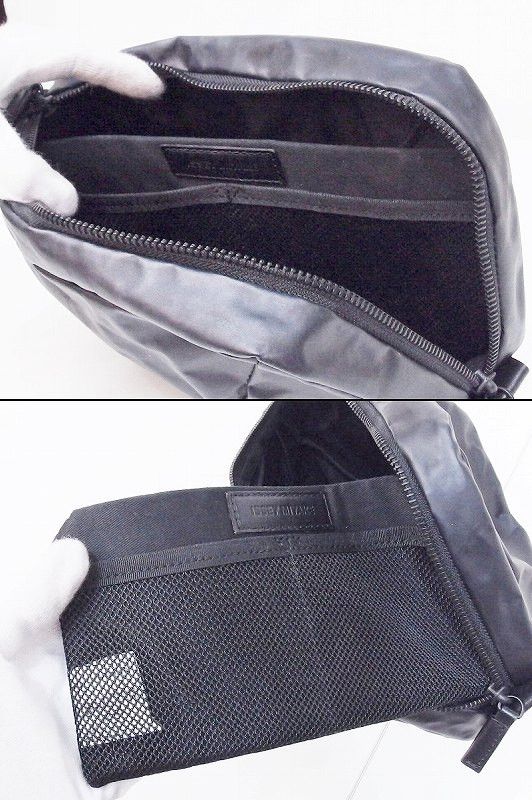 Issey Miyake Issey Miyake Wrinkled Clutch Bag FW17 Black Size ONE SIZE - 11 Thumbnail