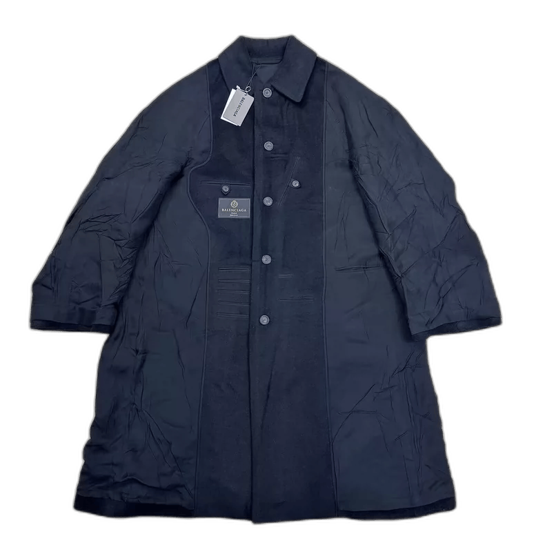 Balenciaga Balenciaga Long Wool Coat Size 3 New Size US M / EU 48-50 / 2 - 1 Thumbnail