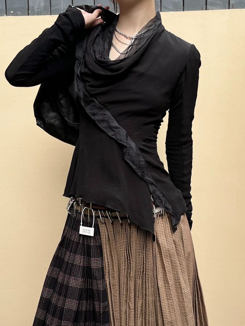 Rick Owens Rick Owens Silk Jacket with Irregular Edges jacket Size XS / US 0-2 / IT 36-38 - 2 Thumbnail