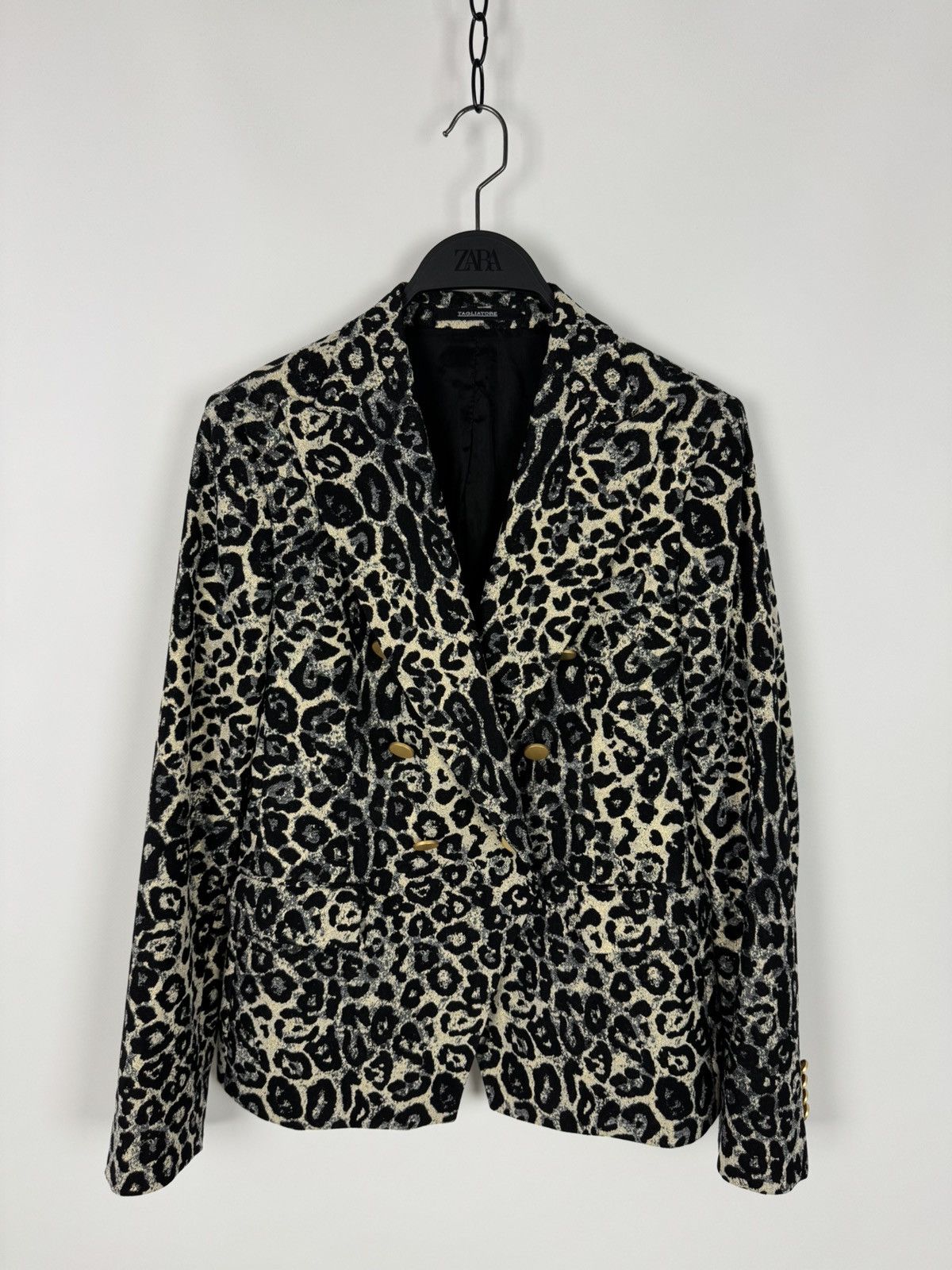 Tagliatore Tagliatore Leopard Double Breasted Women’s Blazer Size M / US 6-8 / IT 42-44 - 3 Thumbnail