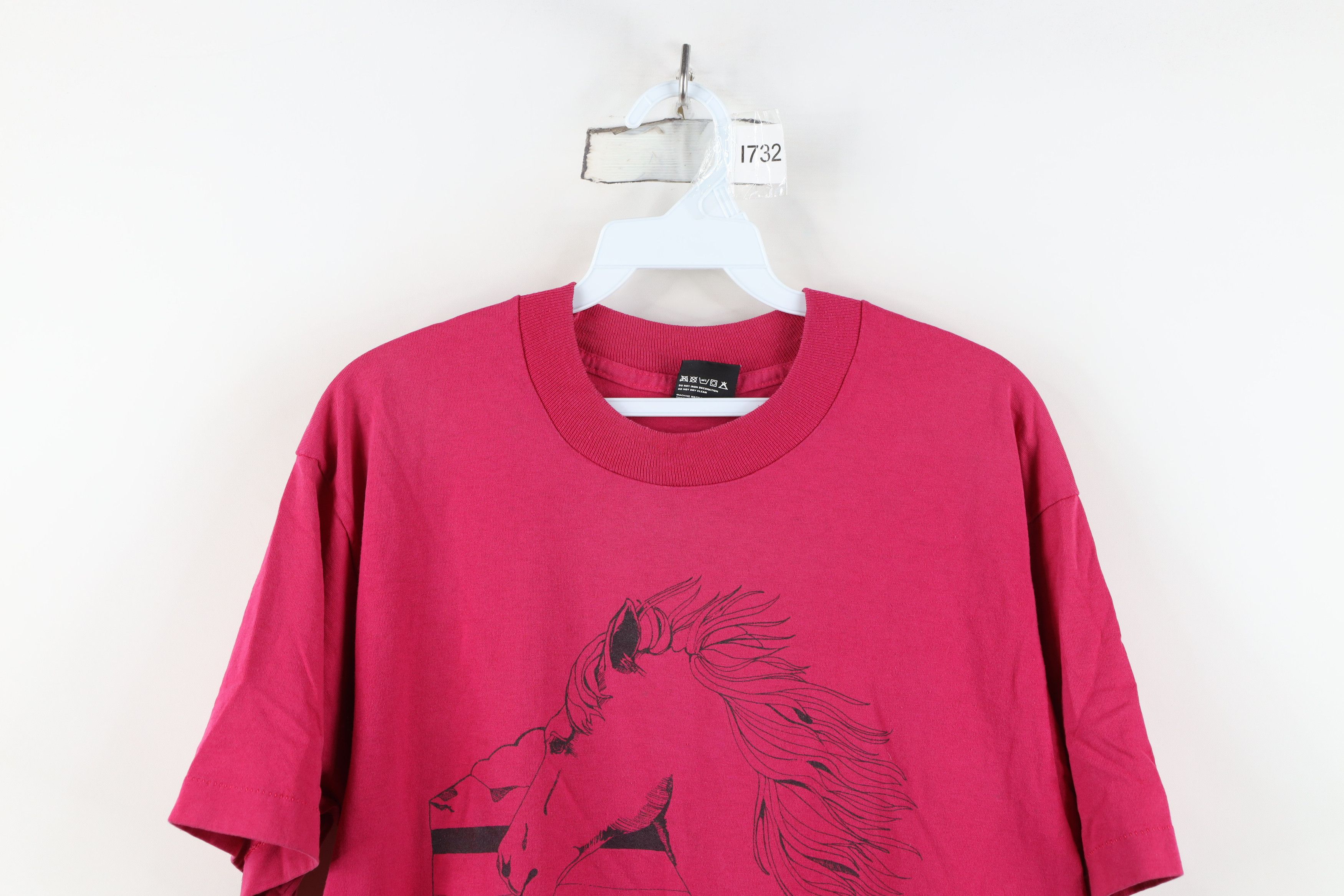 Vintage Vintage 90s Streetwear Mountain Nature T-Shirt Pink USA Size XL / US 12-14 / IT 48-50 - 2 Thumbnail