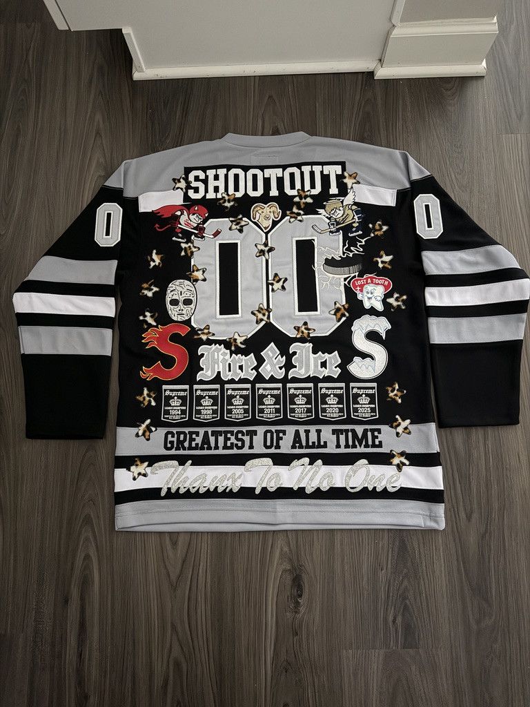 Supreme Supreme Fire & Ice Hockey Jersey Size US M / EU 48-50 / 2 - 1 Thumbnail