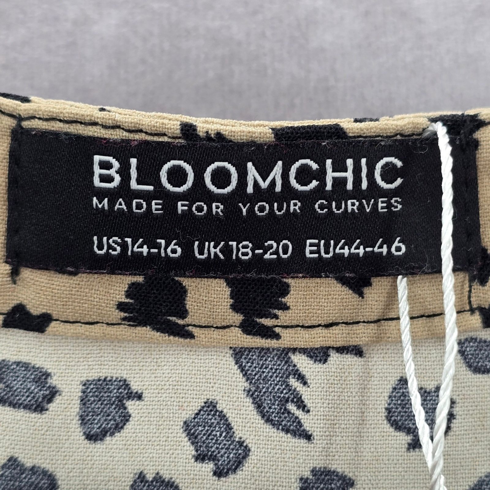 Other Bloomchic Print Flutter Flowy Flare Midi Dress XL NWOT Size XL / US 12-14 / IT 48-50 - 5 Thumbnail