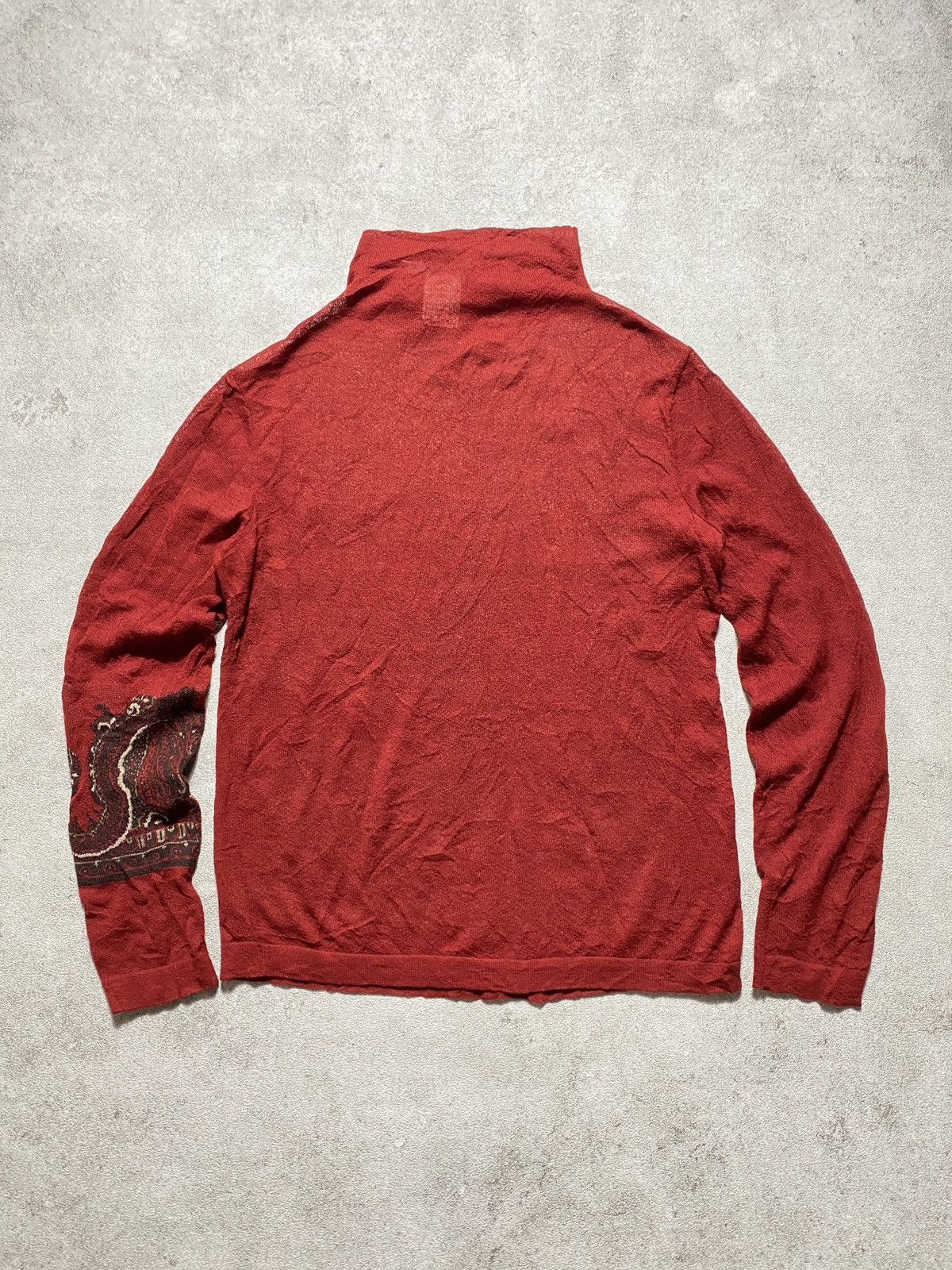 Kenzo Vintage 1990’s Kenzo Paris Jacquard Wool Knit Turtleneck Size M / US 6-8 / IT 42-44 - 5 Thumbnail