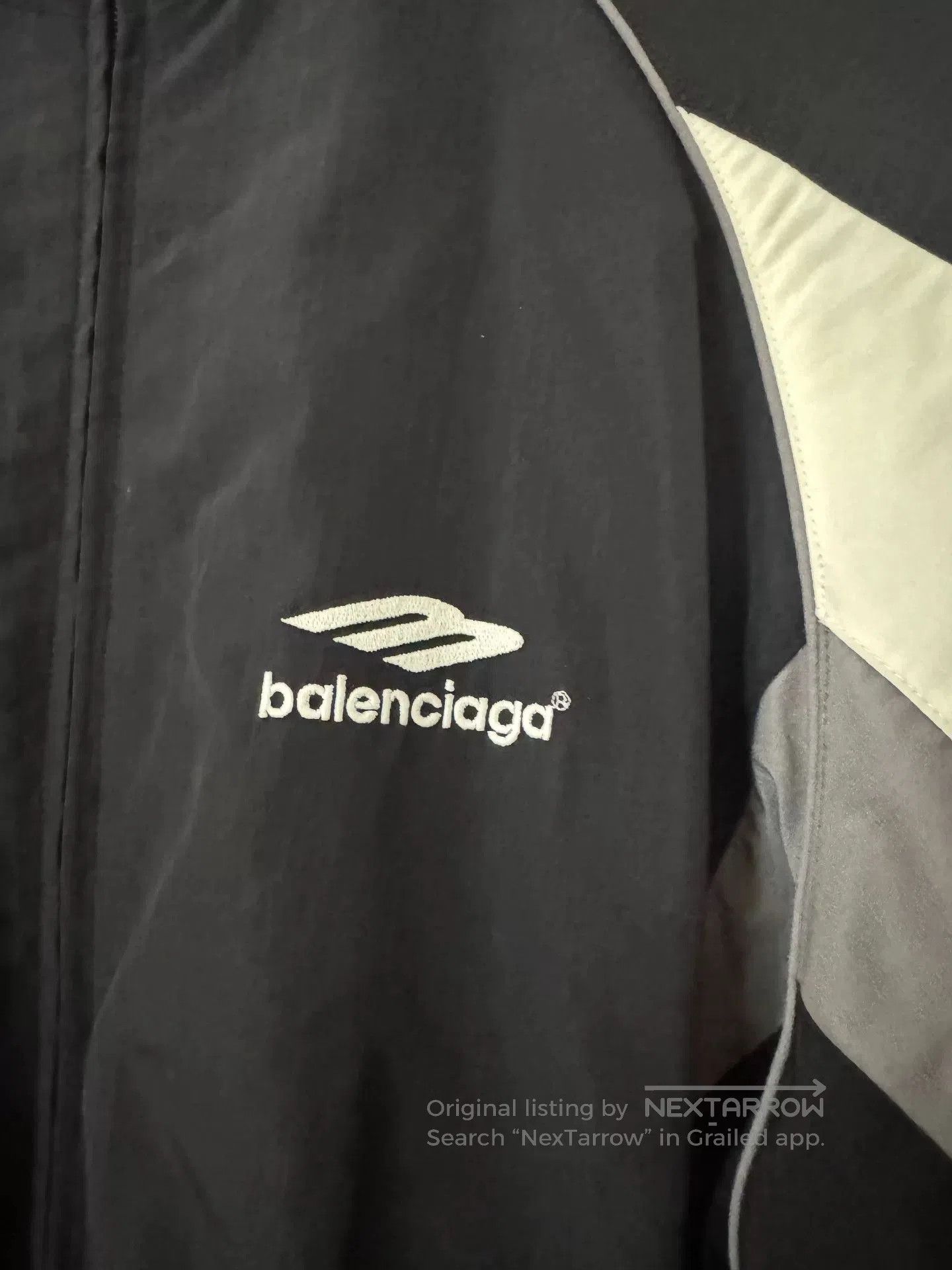 Balenciaga balenciaga logo embroidered school jacket. Size US XS / EU 42 / 0 - 2 Thumbnail