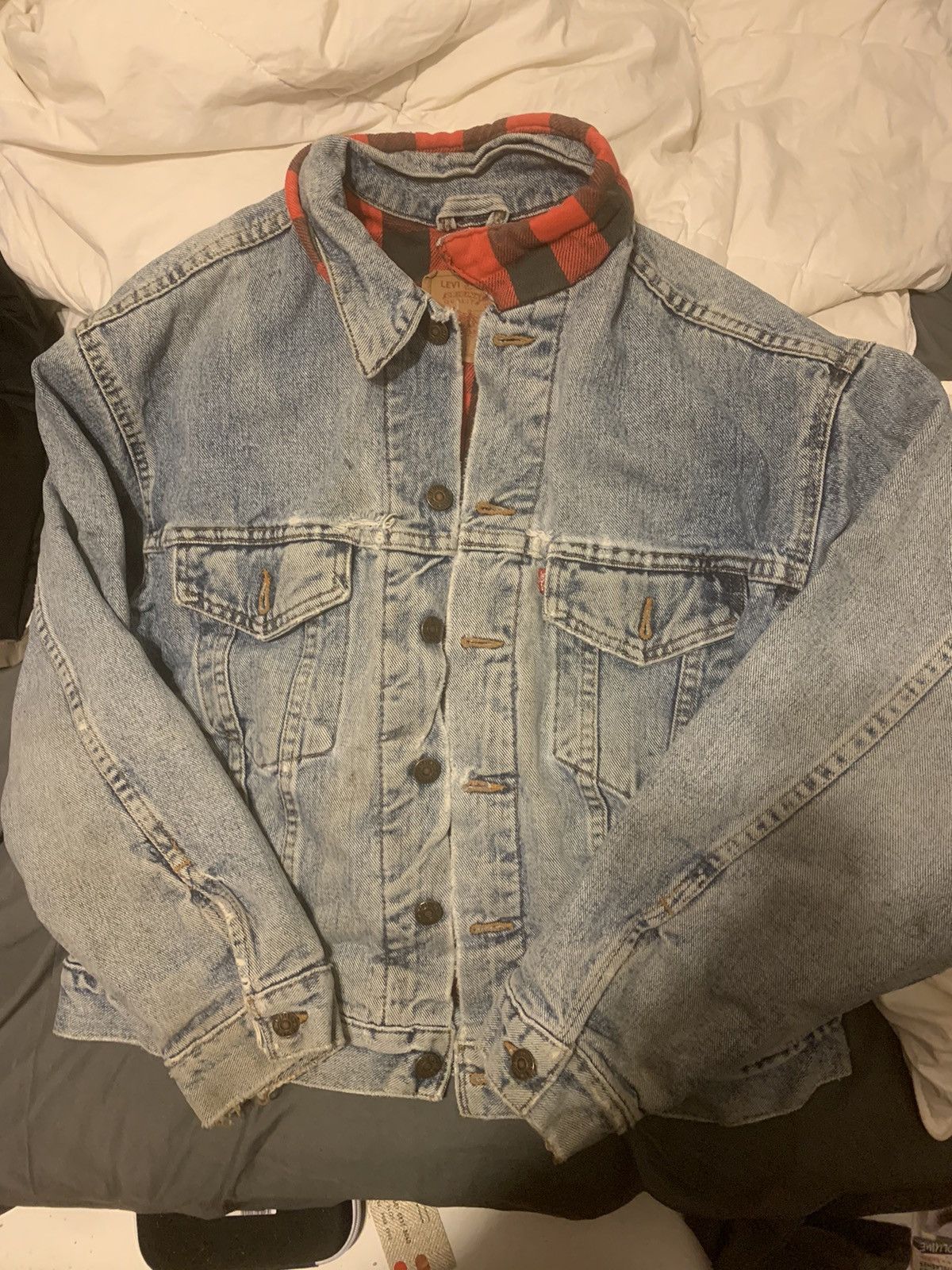 Levi's × Levi's Vintage Clothing × Vintage Vintage Levis heavy denim jacket Size US S / EU 44-46 / 1 - 8 Thumbnail