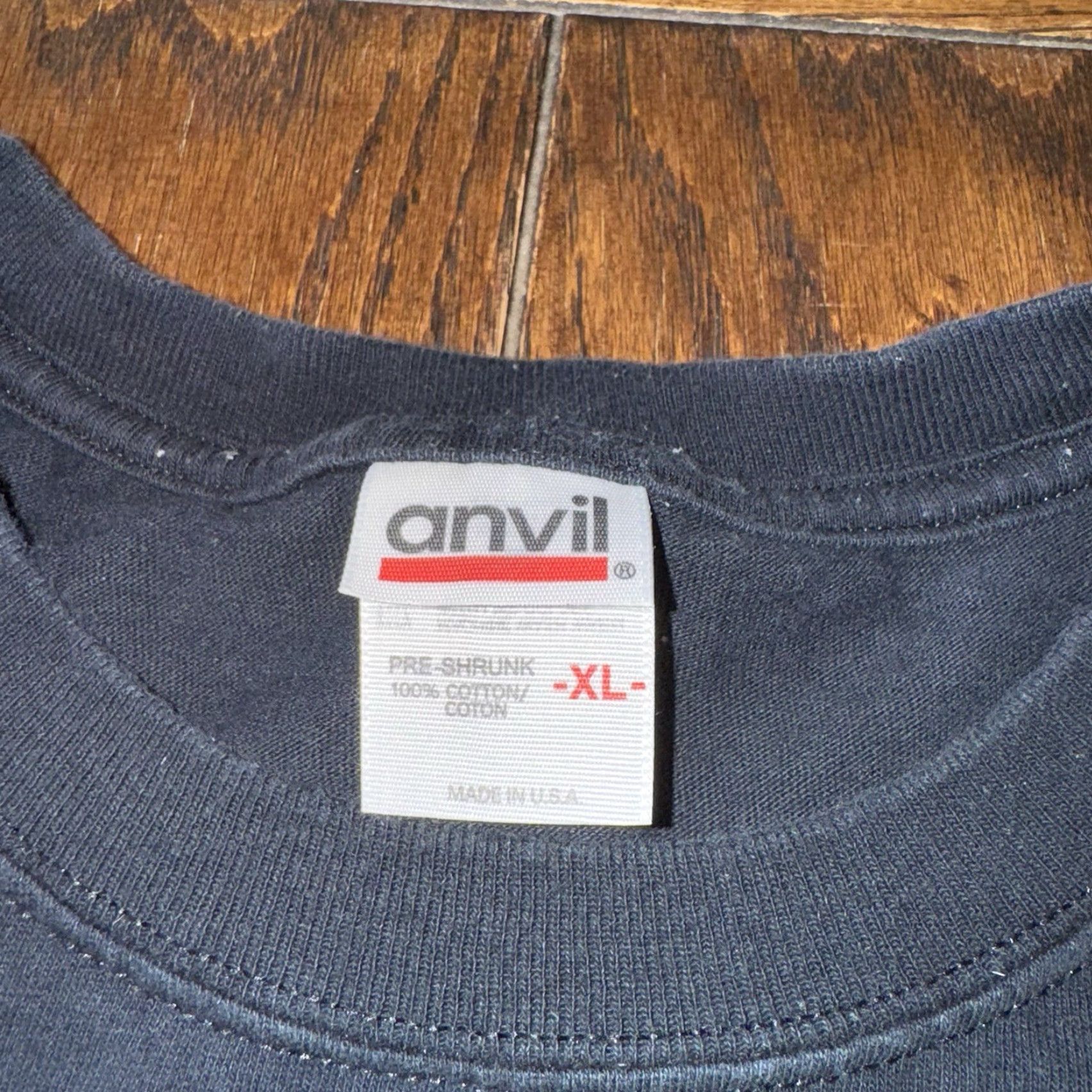 Anvil VINTAGE 90s Roadkill Cafe Bar Grill Menu Mens T Shirt Black XL You Kill We Grill Size US XL / EU 56 / 4 - 3 Thumbnail