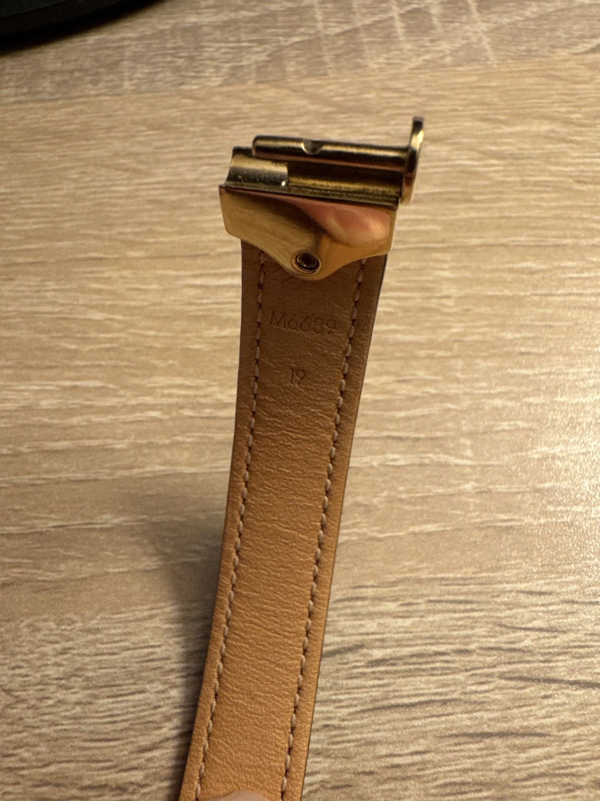 Louis Vuitton Louis Vuitton Nano Monogram Leather Bracelet Size ONE SIZE - 8 Thumbnail