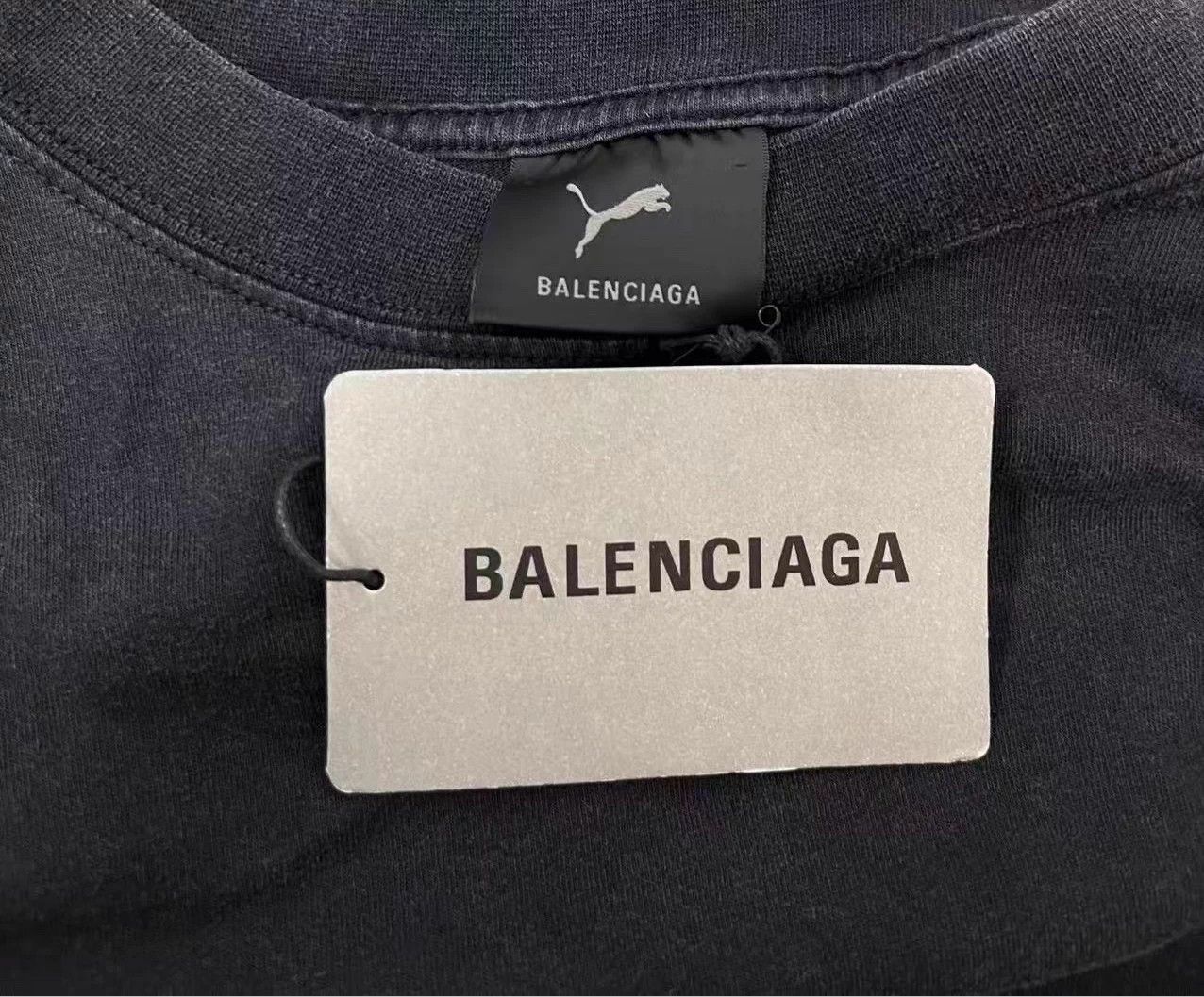 Balenciaga Balenciaga x PUMA short-sleeve oversized Tee men's size 4 Size US XL / EU 56 / 4 - 4 Thumbnail