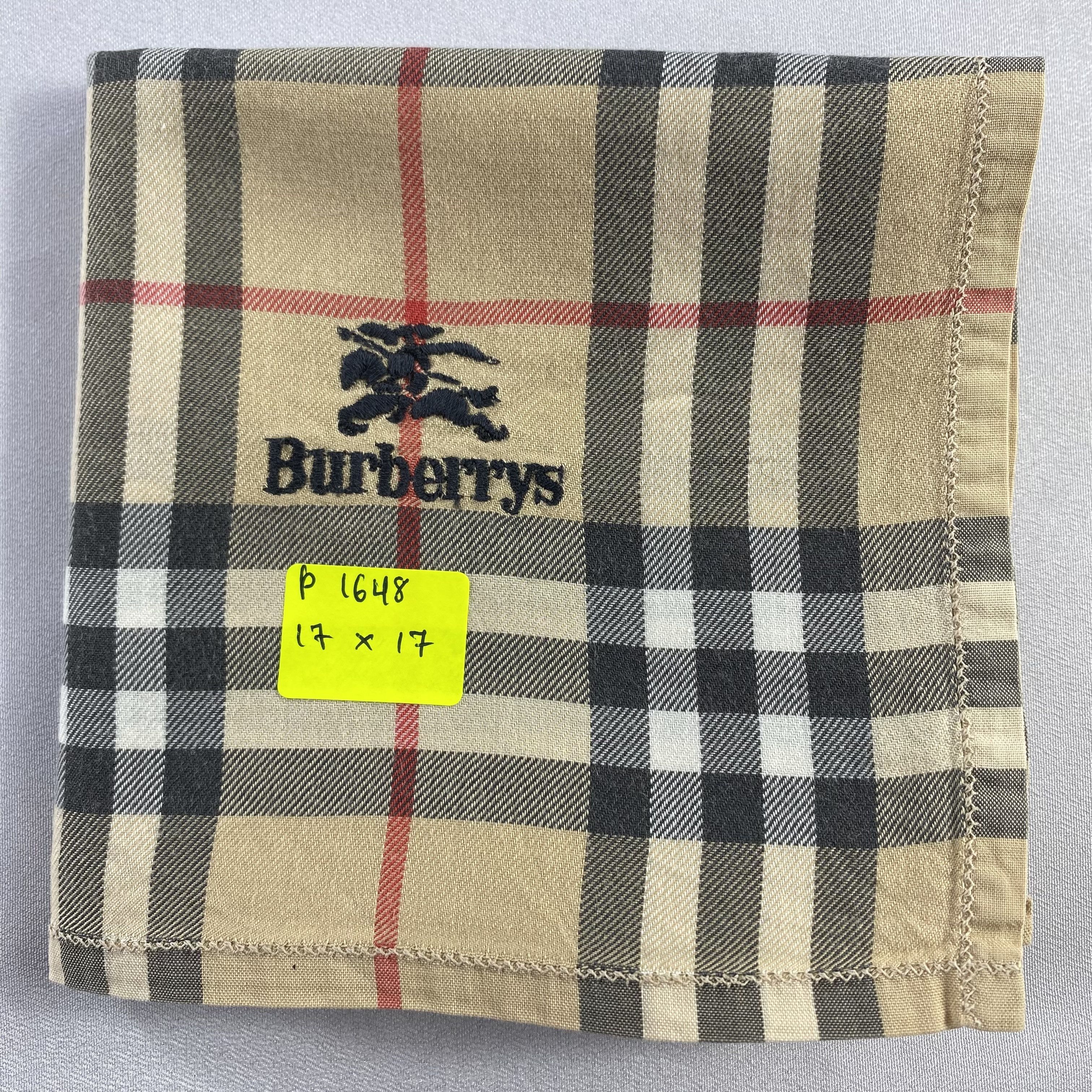 Burberry × Vintage Burberry Handkerchief / Neckerchief / Bandana-P1648 Size ONE SIZE - 5 Thumbnail