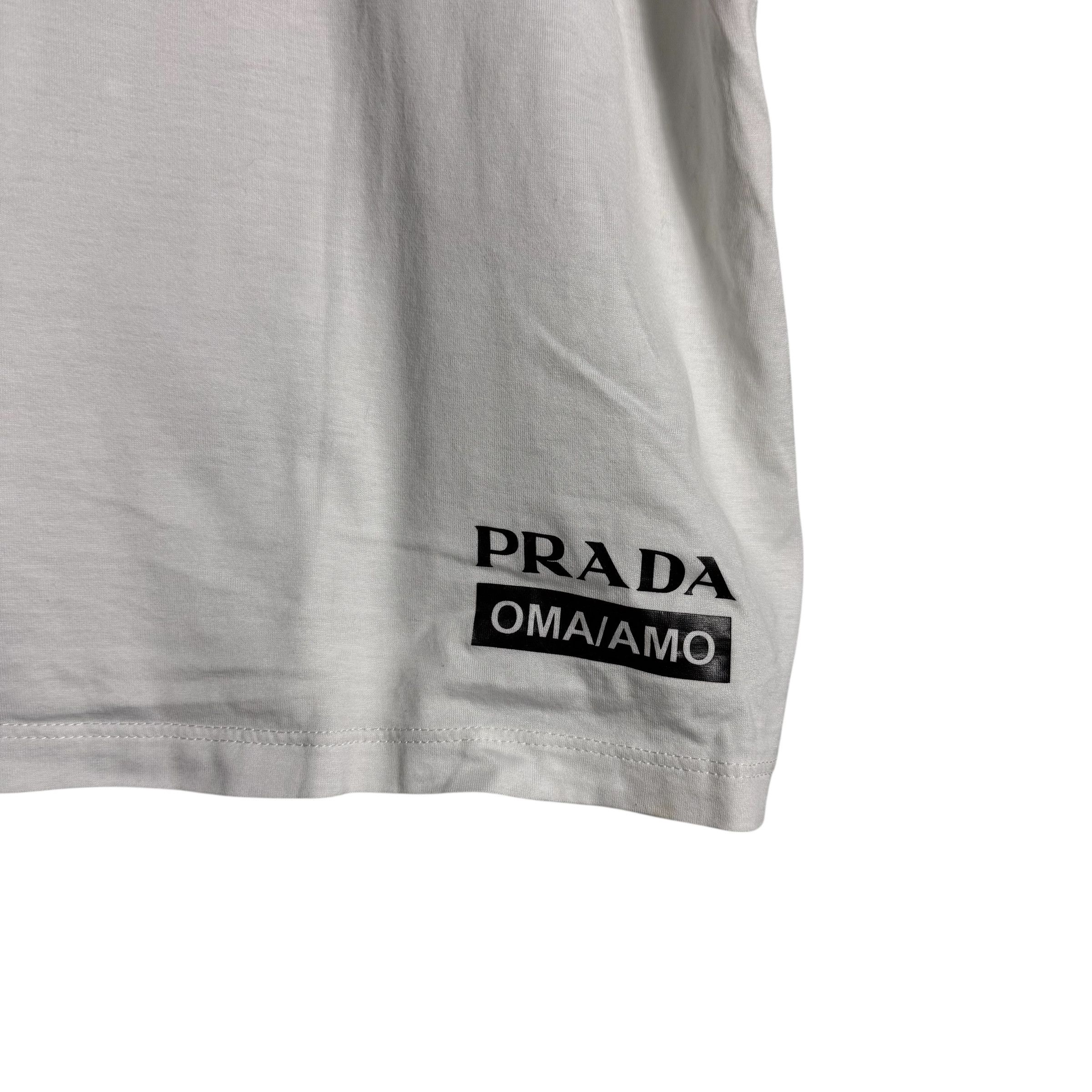 Prada 🔥RARE🔥Prada Milano Banana Spellout Oversized T-shirt Size US S / EU 44-46 / 1 - 3 Thumbnail