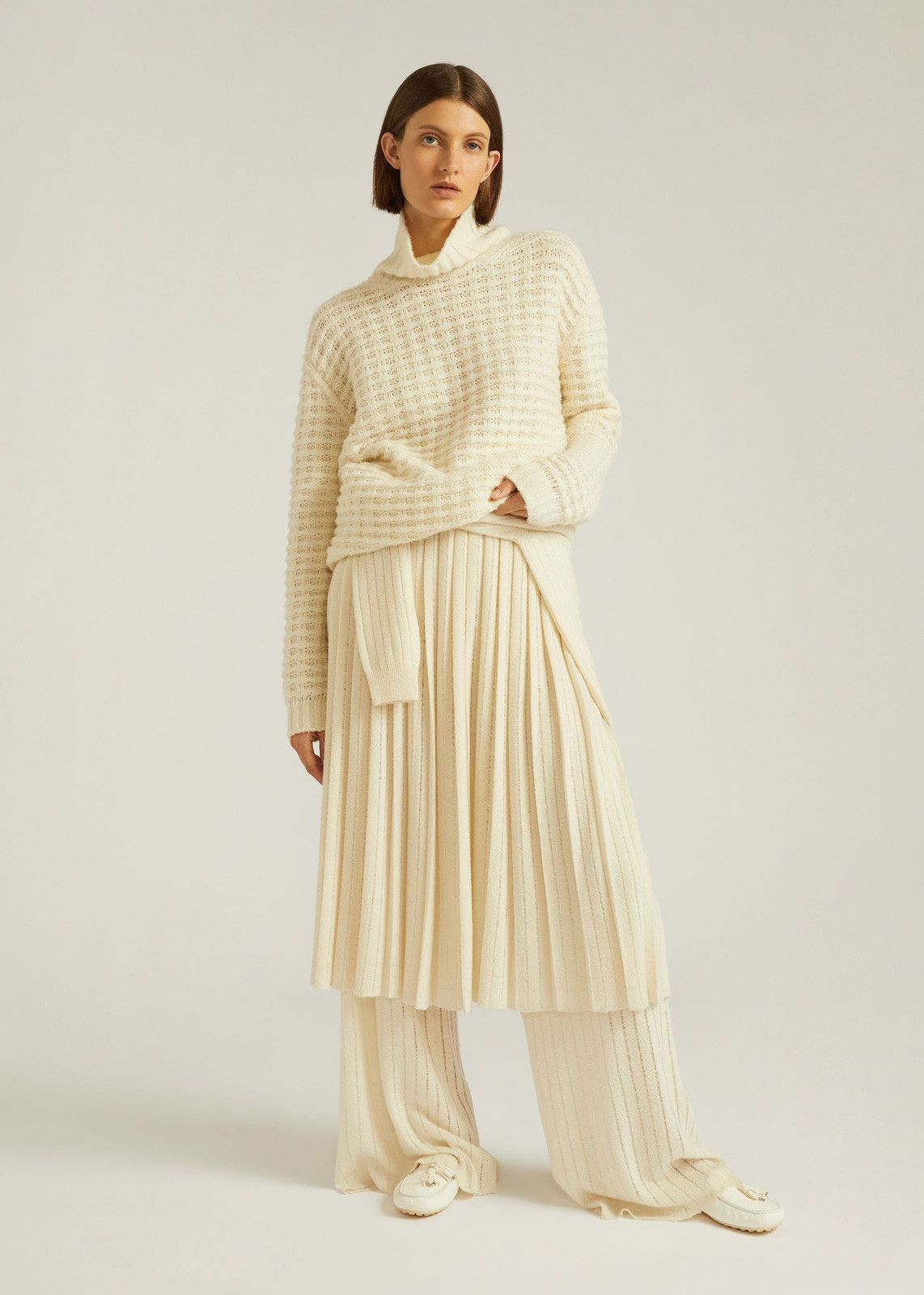 Loro Piana o1srvl11e0424 Skirt in Calfskin Size 38" / US 16 / IT 52 - 2 Thumbnail