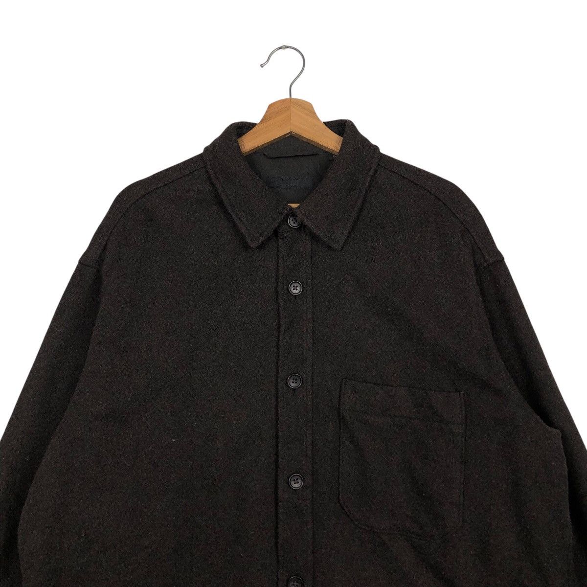 Japanese Brand 📌Vintage Wool Chore Work Jacket Uniqlo Japan Issey Miyake Size US XL / EU 56 / 4 - 4 Thumbnail