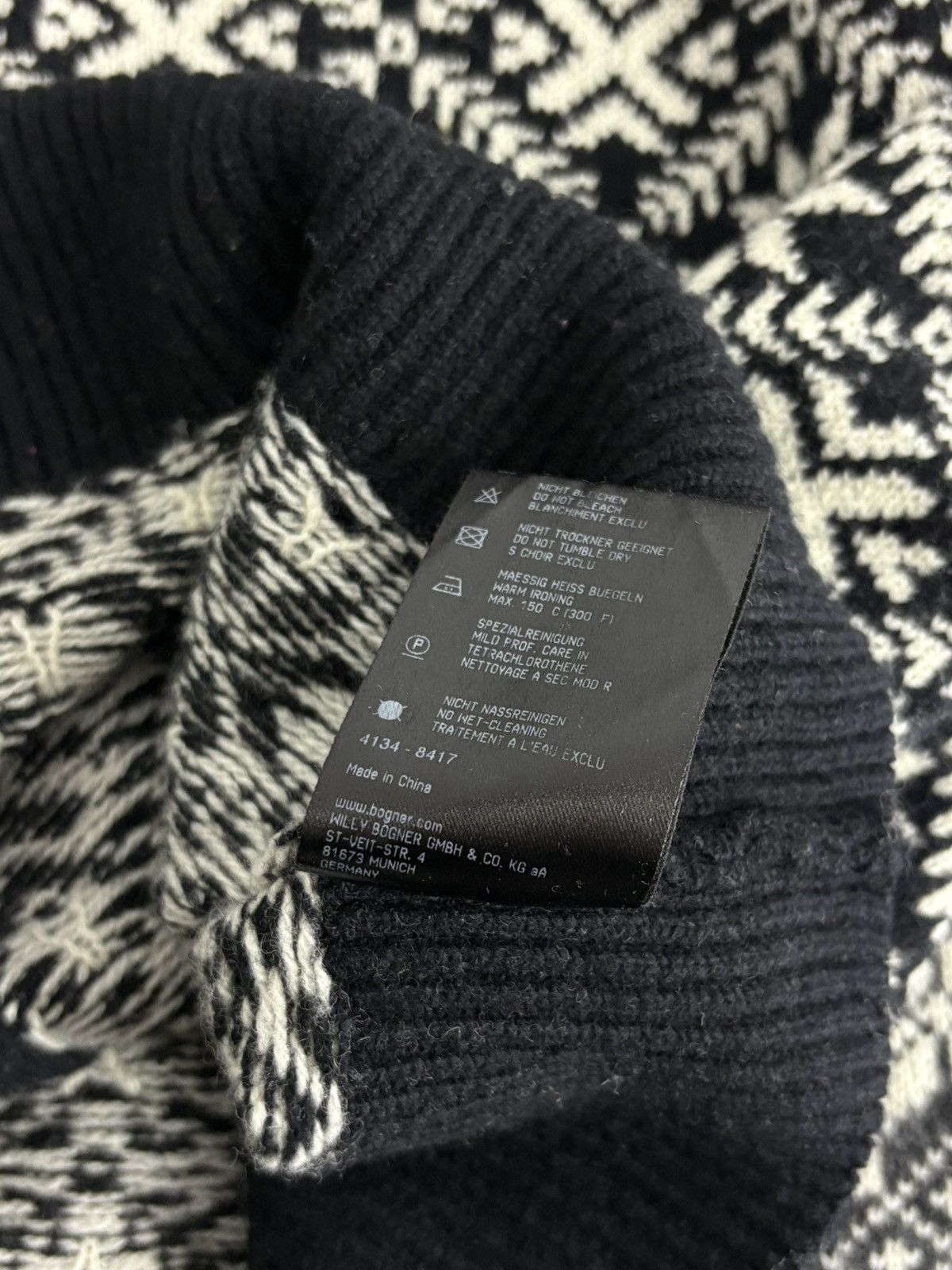 Bogner Bogner Fire+Ice Fair Isle Scandinavian Knit Men’s Sweater Size US M / EU 48-50 / 2 - 18 Thumbnail