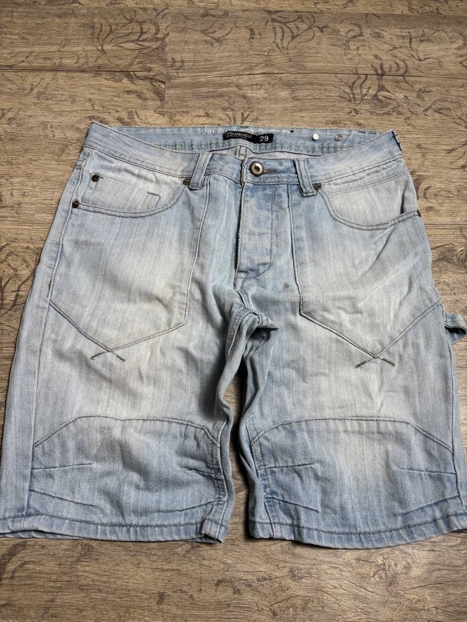 Japanese Brand VTG Balenci! IfSixWasNine type! Distressed Fade Shorts Size US 30 / EU 46 - 1 Thumbnail