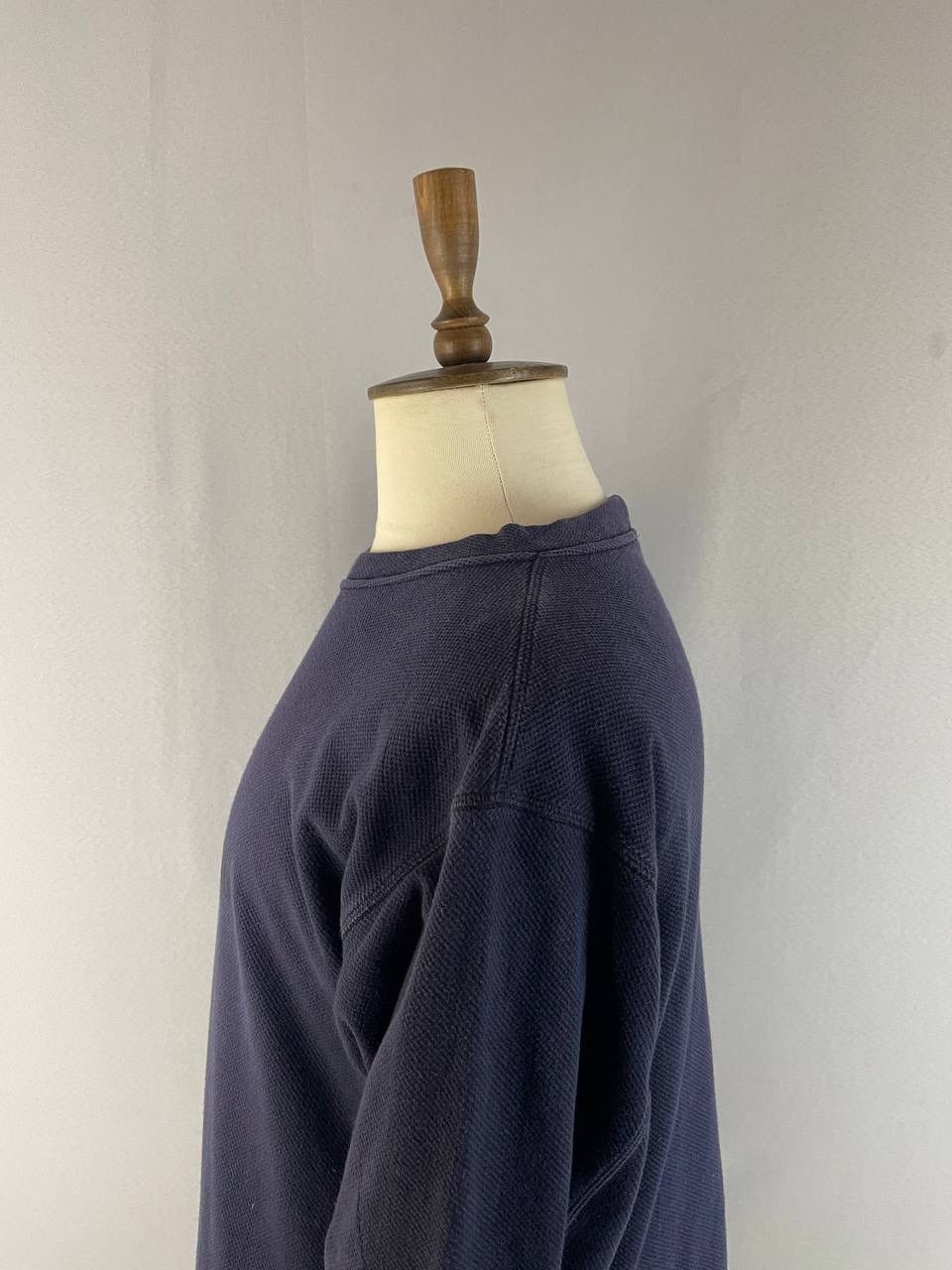 Stone Island Stone Island Sweatshirt Crewneck Navy Vintage 1990s Size US L / EU 52-54 / 3 - 7 Thumbnail