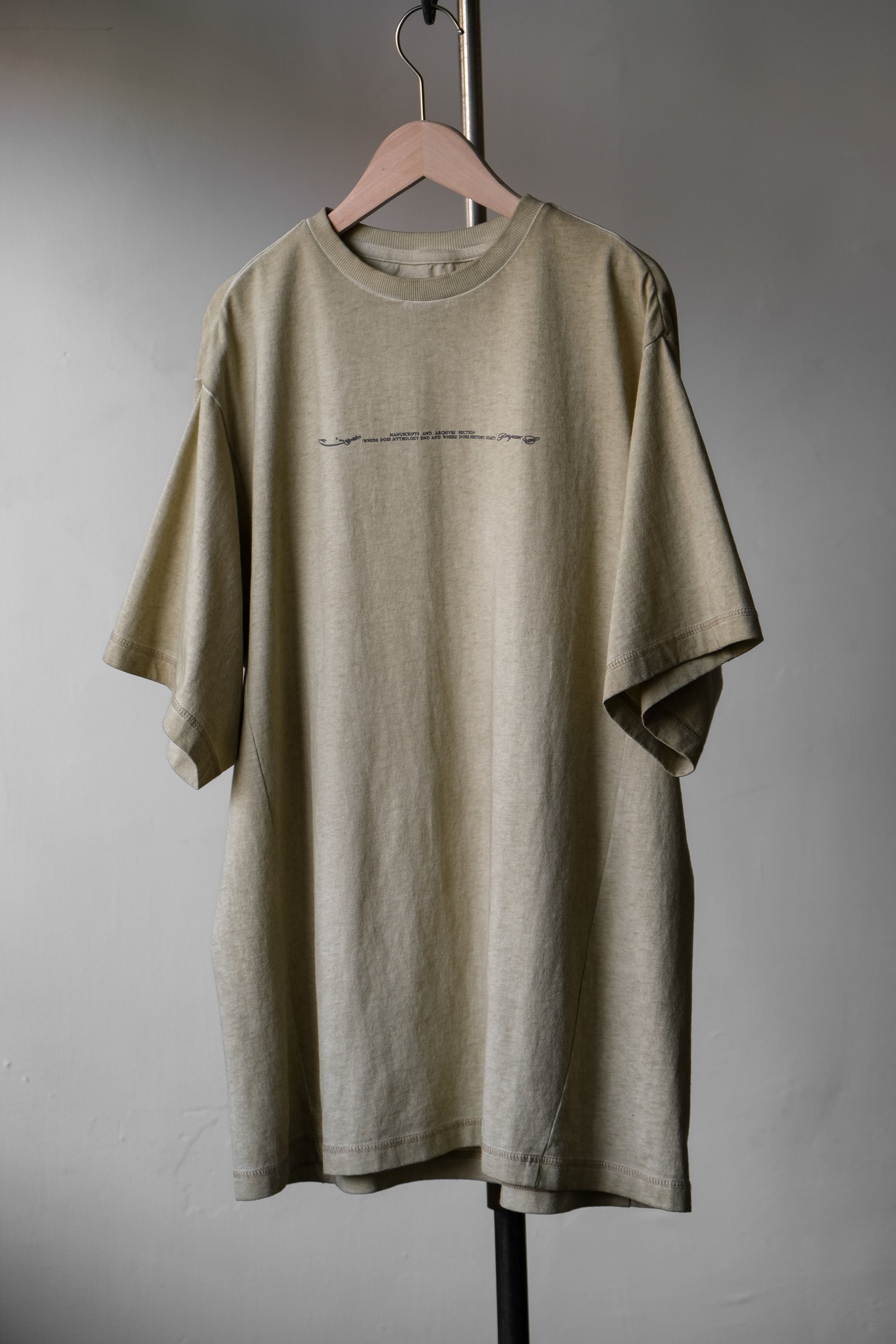 Professor.E Professor.E - 23S/S Archaeol 02 T-Shirt (Beige) Size US M / EU 48-50 / 2 - 1 Thumbnail