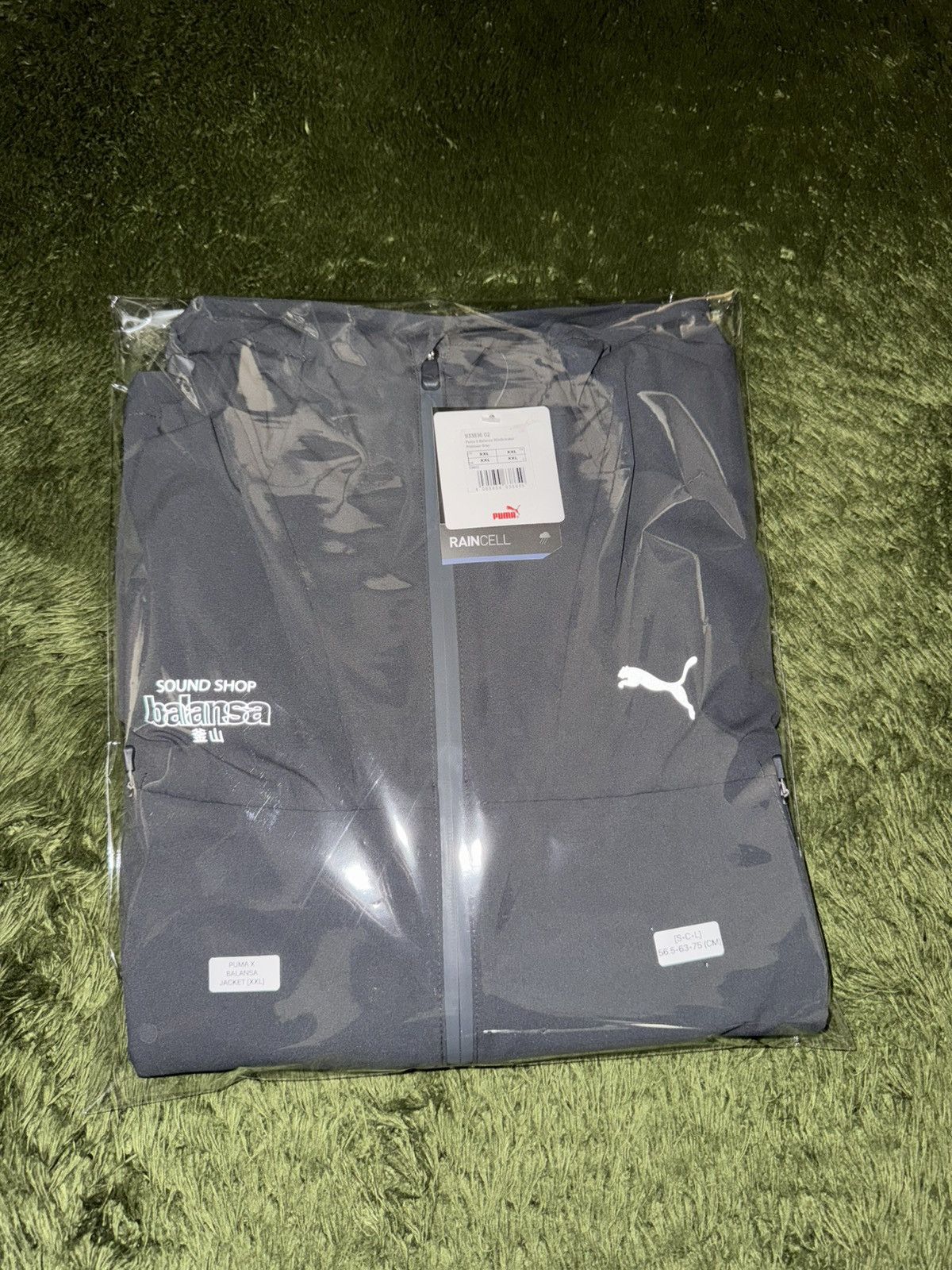 Puma [XXL] PUMA x BALANSA Rainsell Windbreaker Jacket Grey Size US XXL / EU 58 / 5 - 14 Thumbnail