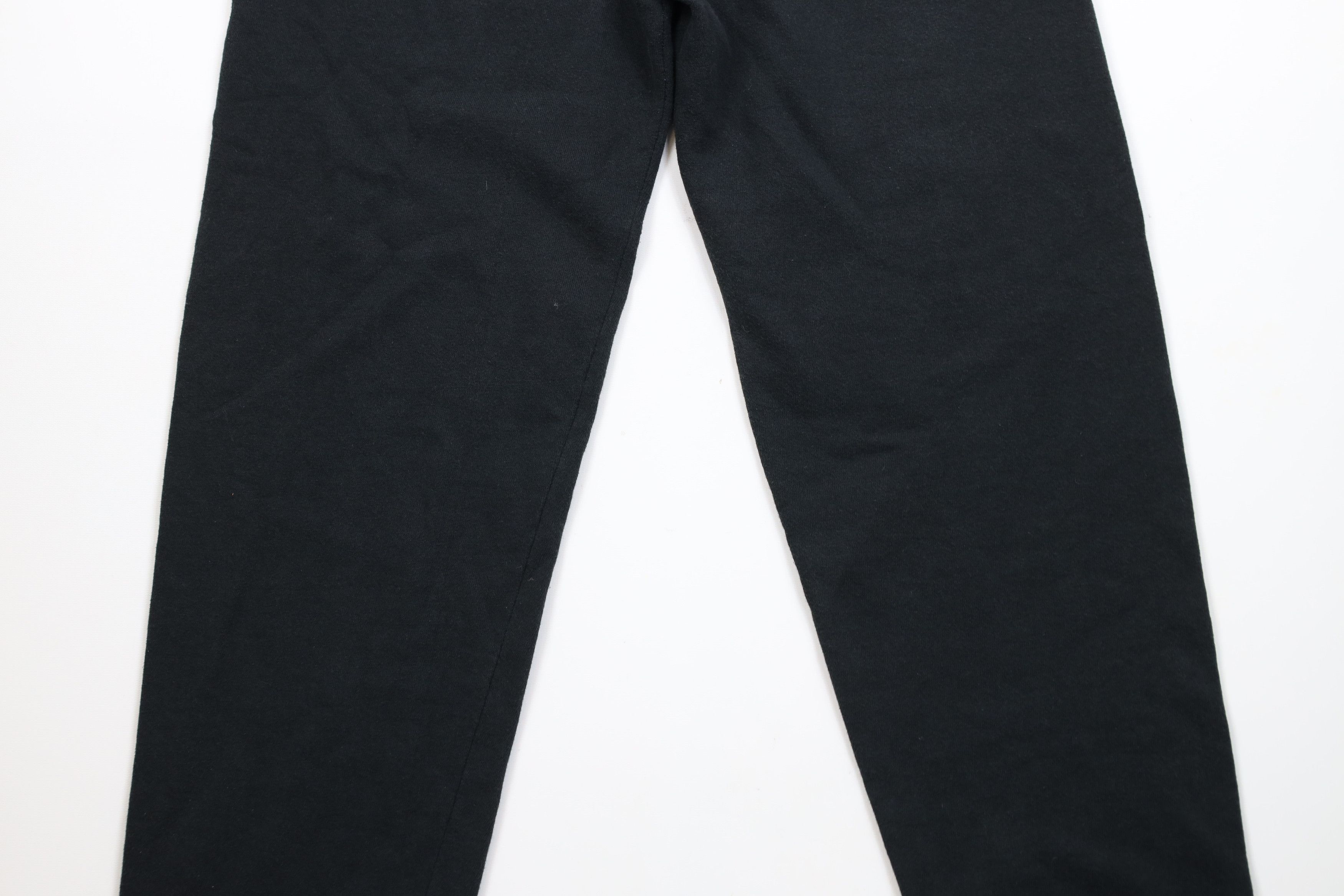 Vintage Vintage 90s Streetwear Cuffed Sweatpants Joggers Black USA Size US 36 / EU 52 - 10 Thumbnail