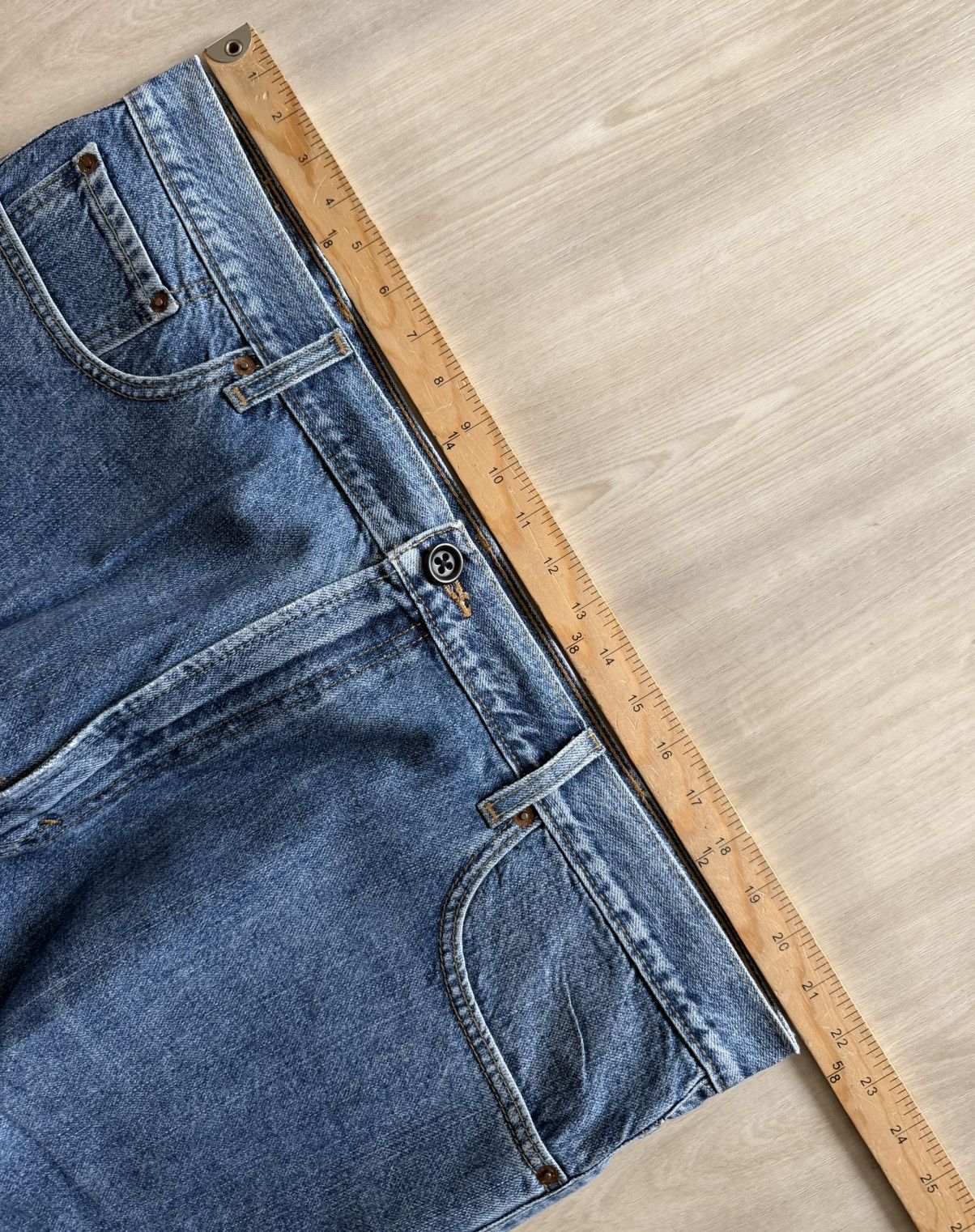 Levi's Vtg Y2K 07 Levis 550 Denim Shorts Sz 42 Straight Cotton Size US 42 / EU 58 - 7 Thumbnail