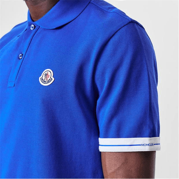 Moncler Logo Polo Top Size US XL / EU 56 / 4 - 5 Thumbnail
