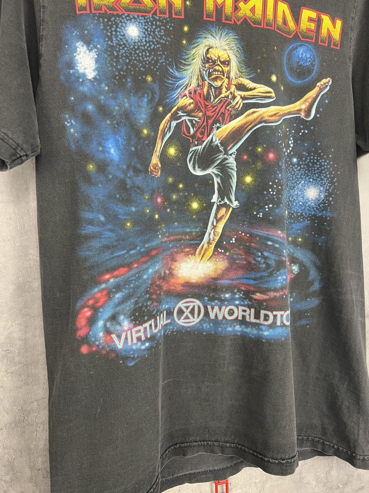 Iron Maiden Iron Maiden Virtual World tour Vintage T Shirt Size M Size US M / EU 48-50 / 2 - 5 Thumbnail
