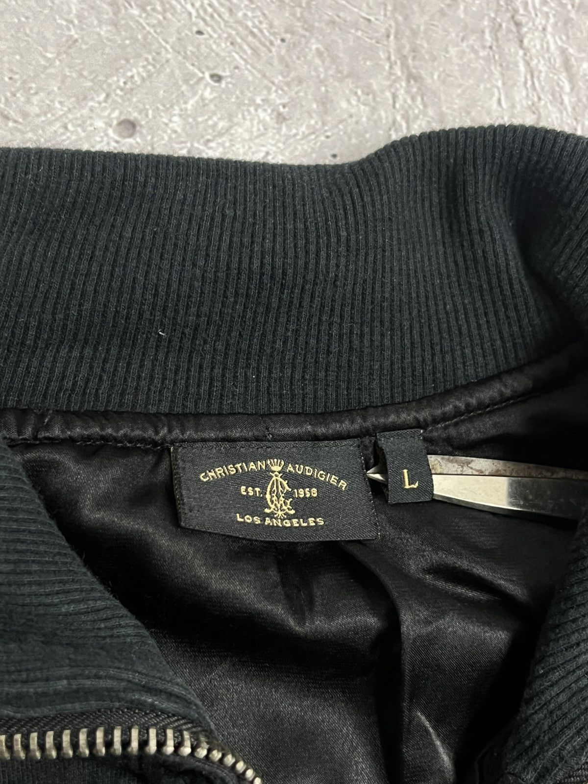 Christian Audigier Vintage Y2K Christian Audigier Zip Sweatshirt Size US L / EU 52-54 / 3 - 16 Thumbnail