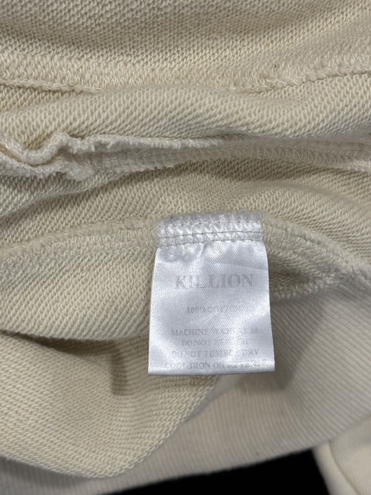 Killion Killion Cream Crewneck Sweatshirt Men's Medium M Cotton Size US M / EU 48-50 / 2 - 4 Thumbnail