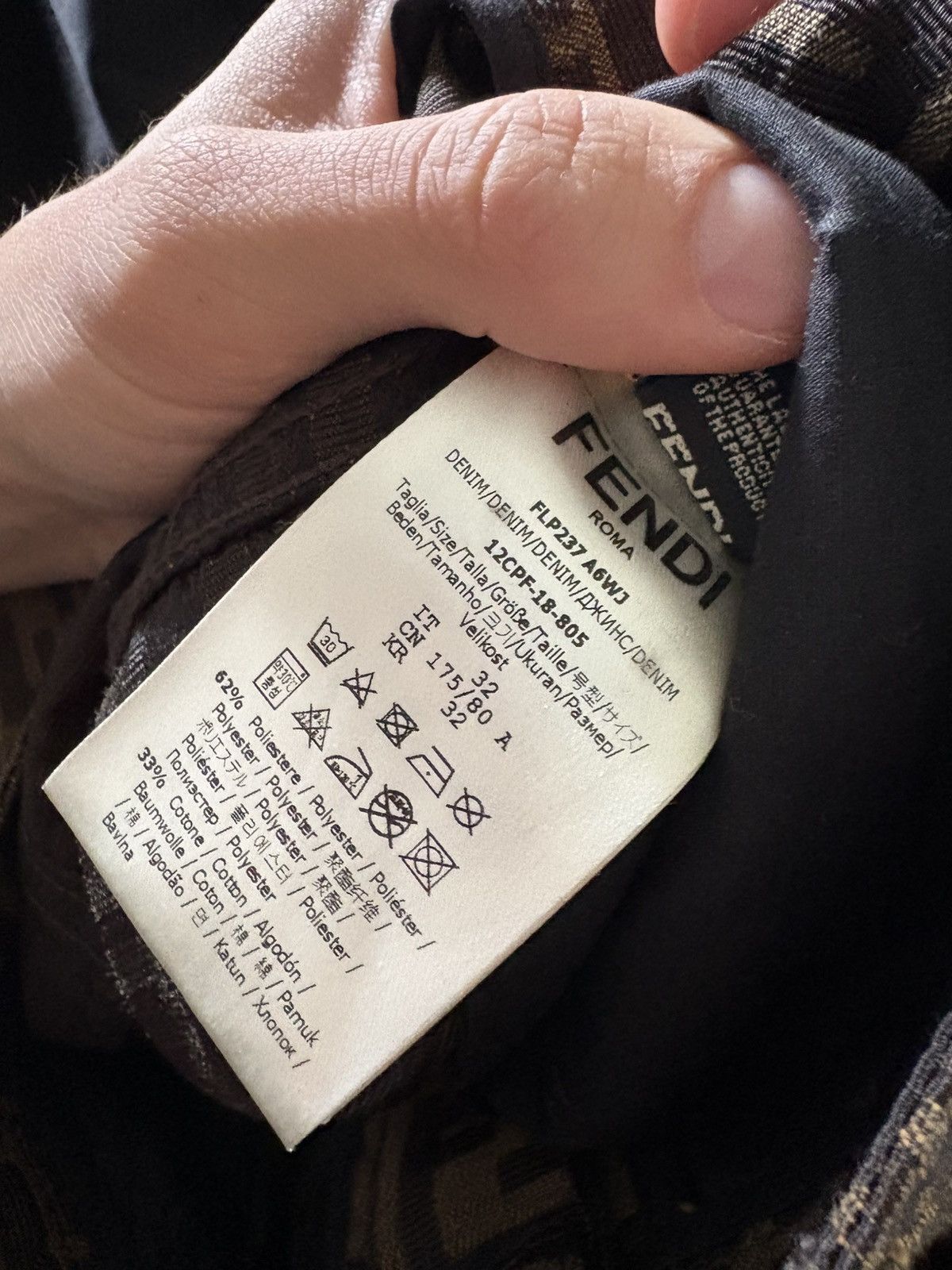 Fendi Fendi FF Monogram Trousers Size US 32 / EU 48 - 7 Thumbnail