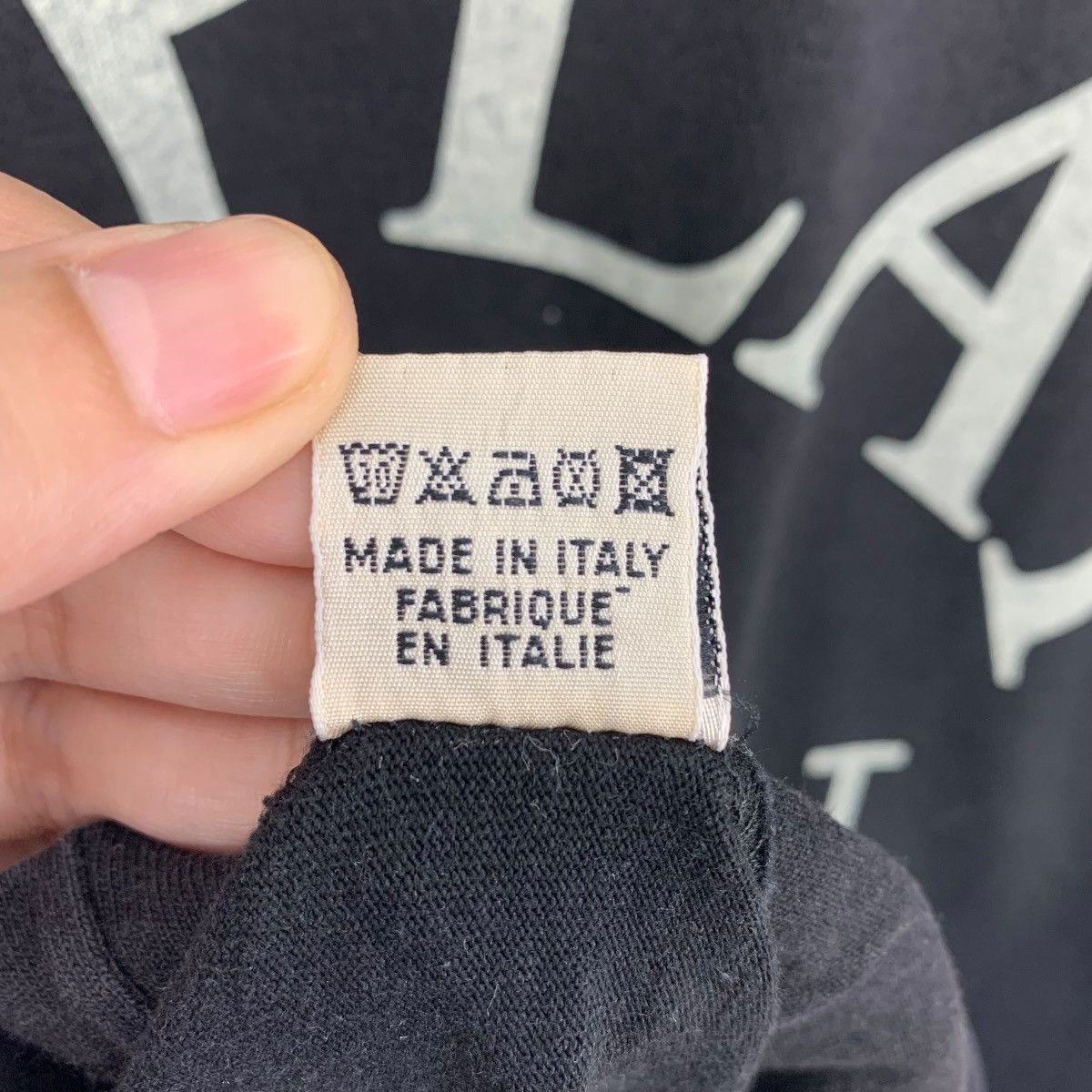 Replay × Vintage Vintage REPLAY SHIRT big spellout italian designer tee Size US L / EU 52-54 / 3 - 12 Thumbnail