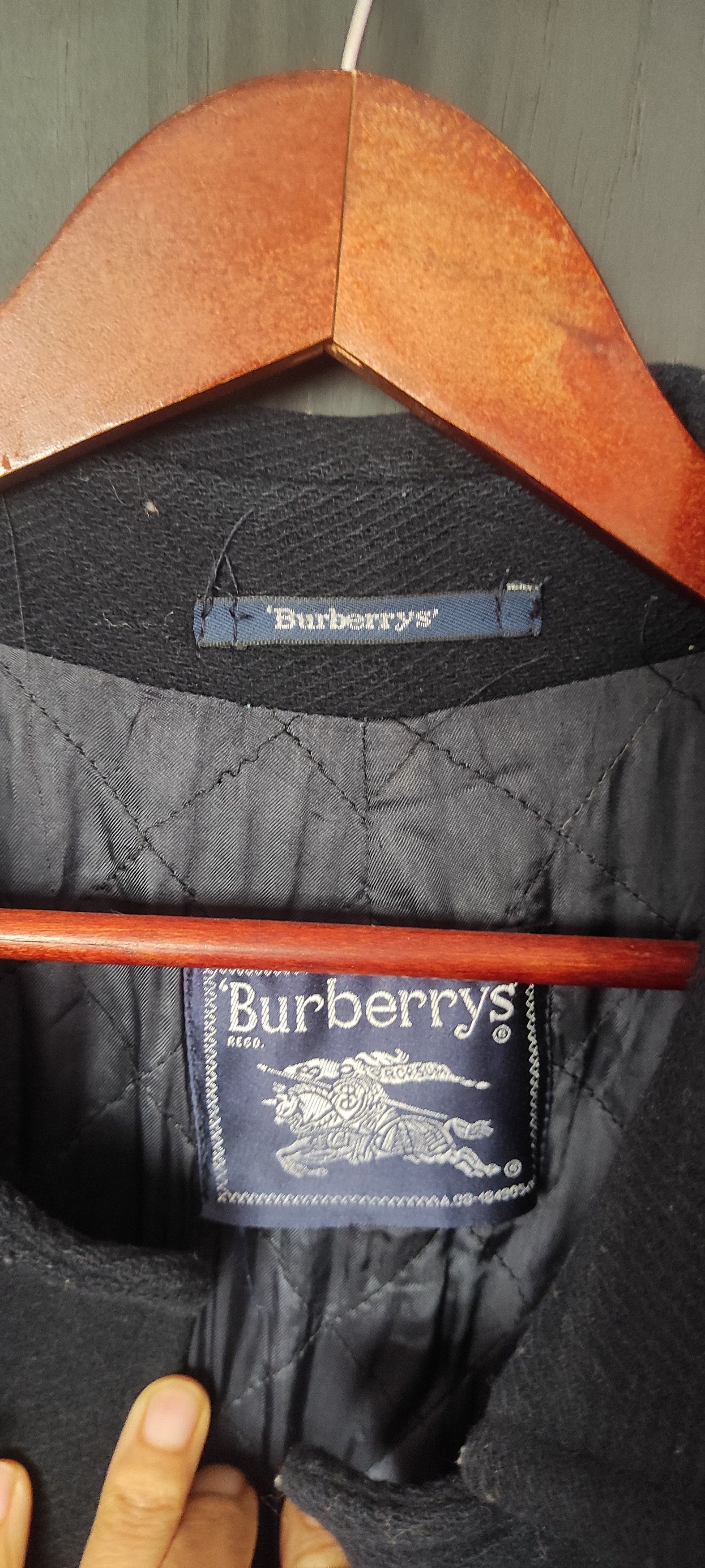 Burberry × Vintage Burberrys Mens Nova Check Wool Duffle Coat Made In Spain Size US L / EU 52-54 / 3 - 20 Thumbnail