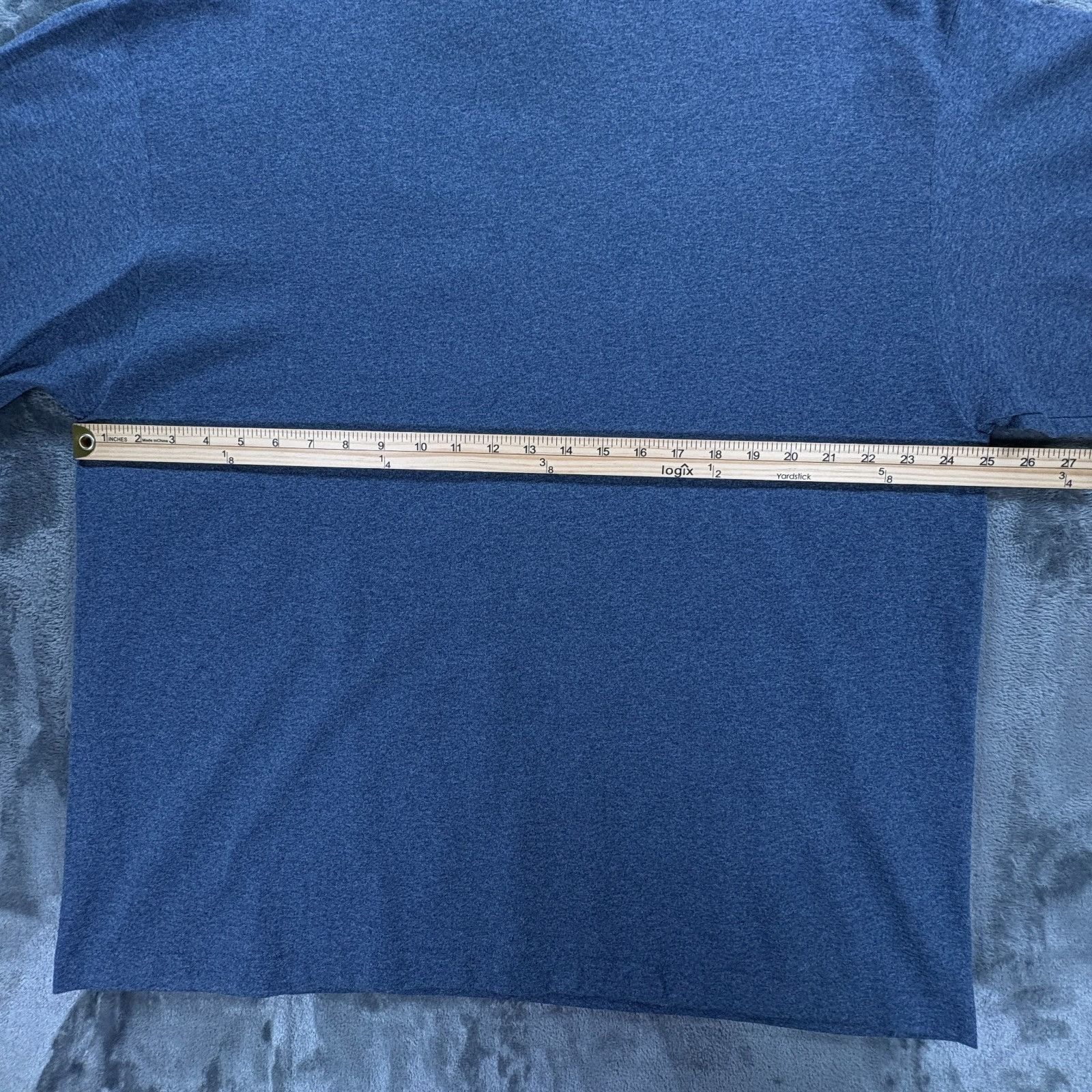 Basic Editions Basic Editions Long Sleeve Blank T Shirt Men XL Blue VTG 90' Size US XL / EU 56 / 4 - 5 Thumbnail