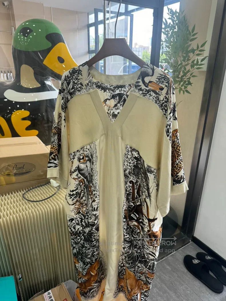Hermes Hermes Animal print knitted dress Size XS / US 0-2 / IT 36-38 - 2 Thumbnail