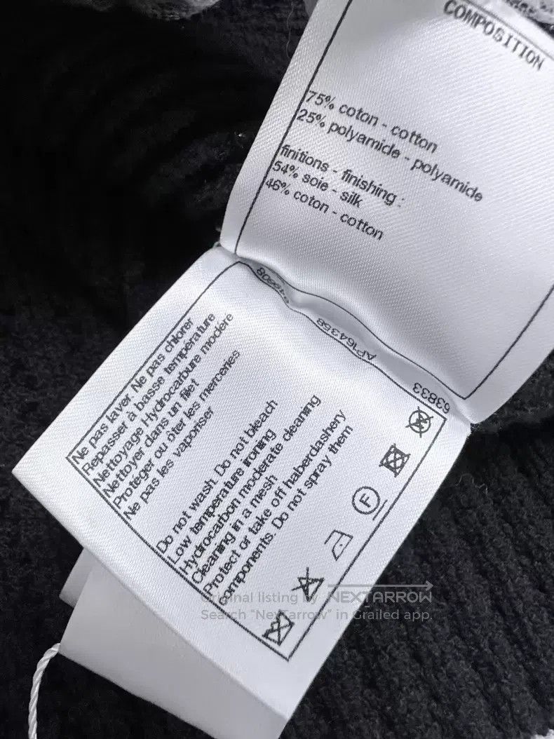 Chanel Chanel Long-sleeved medium-length knitted cardigan with wh Size XS / US 0-2 / IT 36-38 - 8 Thumbnail
