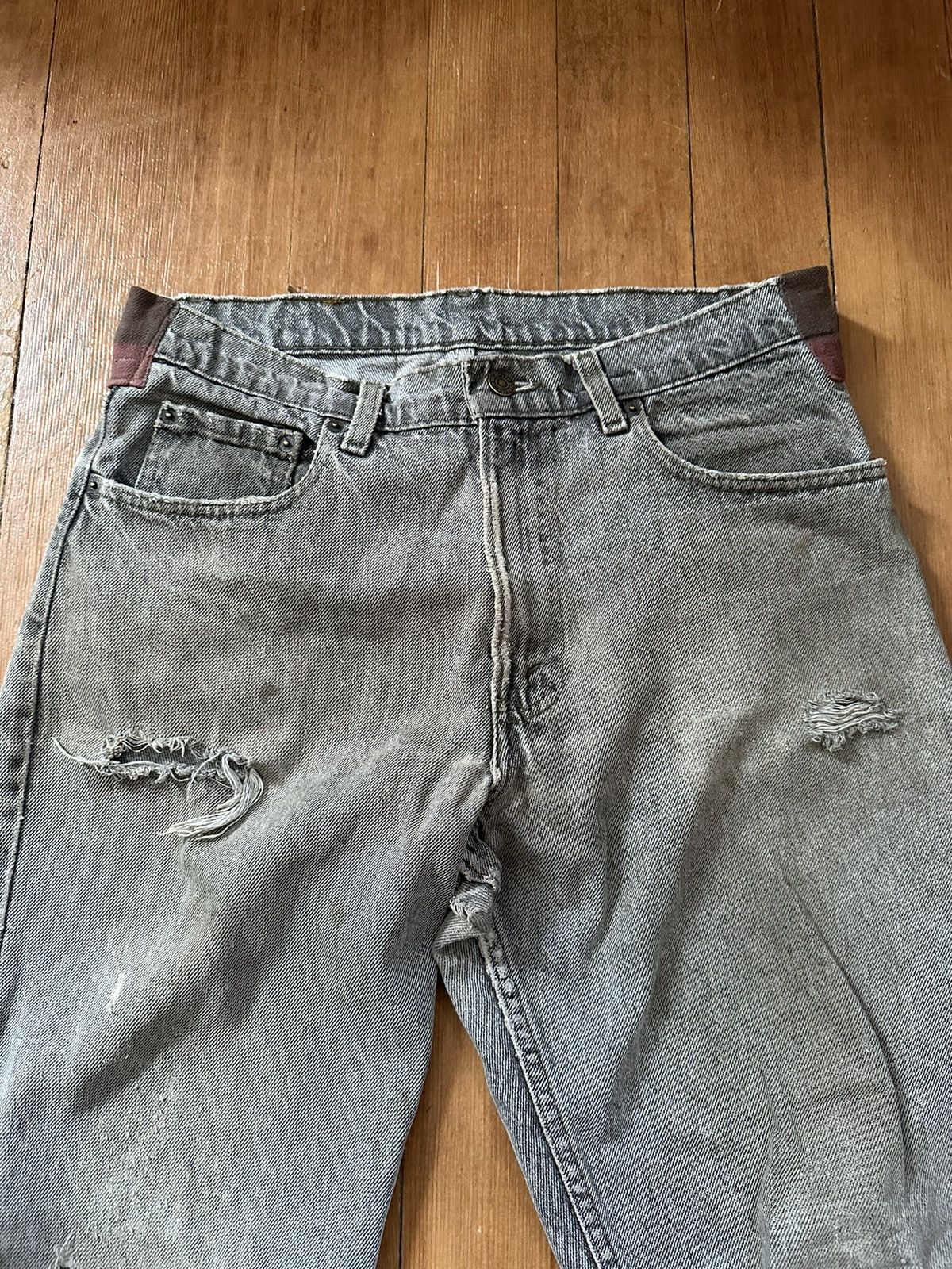 Levi's × Vintage Levi’s vintage distressed jeans Size US 33 - 2 Thumbnail