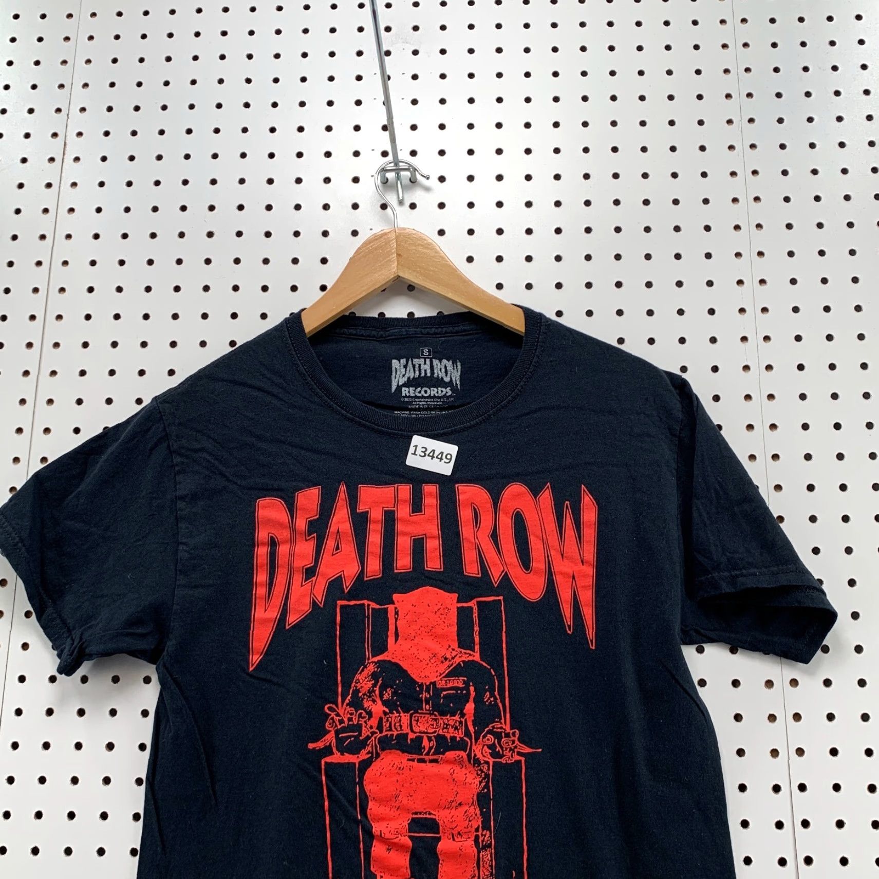 Vintage VINTAGE Death Row Records Mens Short Sleeve Shirt Black Small Red Lettering Size US S / EU 44-46 / 1 - 5 Thumbnail