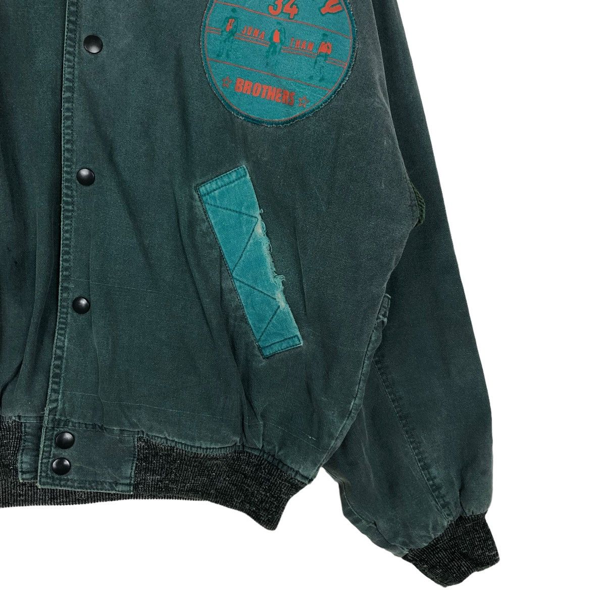 Japanese Brand 🔥Vintage Bomber Jacket Jumper King Jonathan Big Logo Size US M / EU 48-50 / 2 - 6 Thumbnail