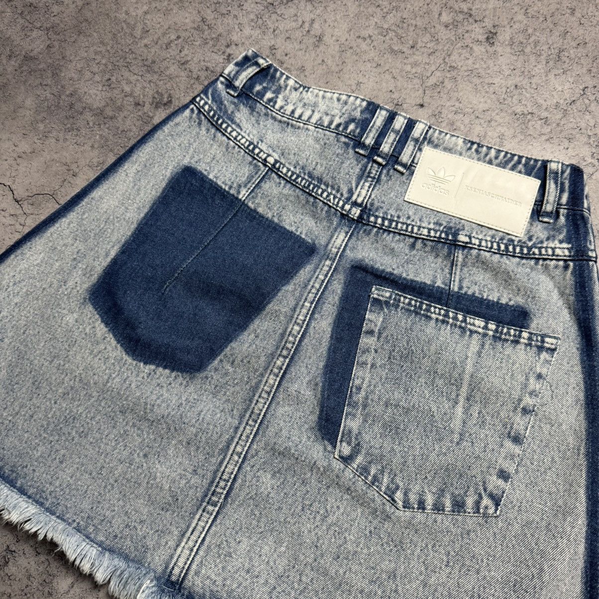 Adidas Adidas Ksenia Schnaider Denim Skirt Size 25" / US 0 / IT 36 - 6 Thumbnail