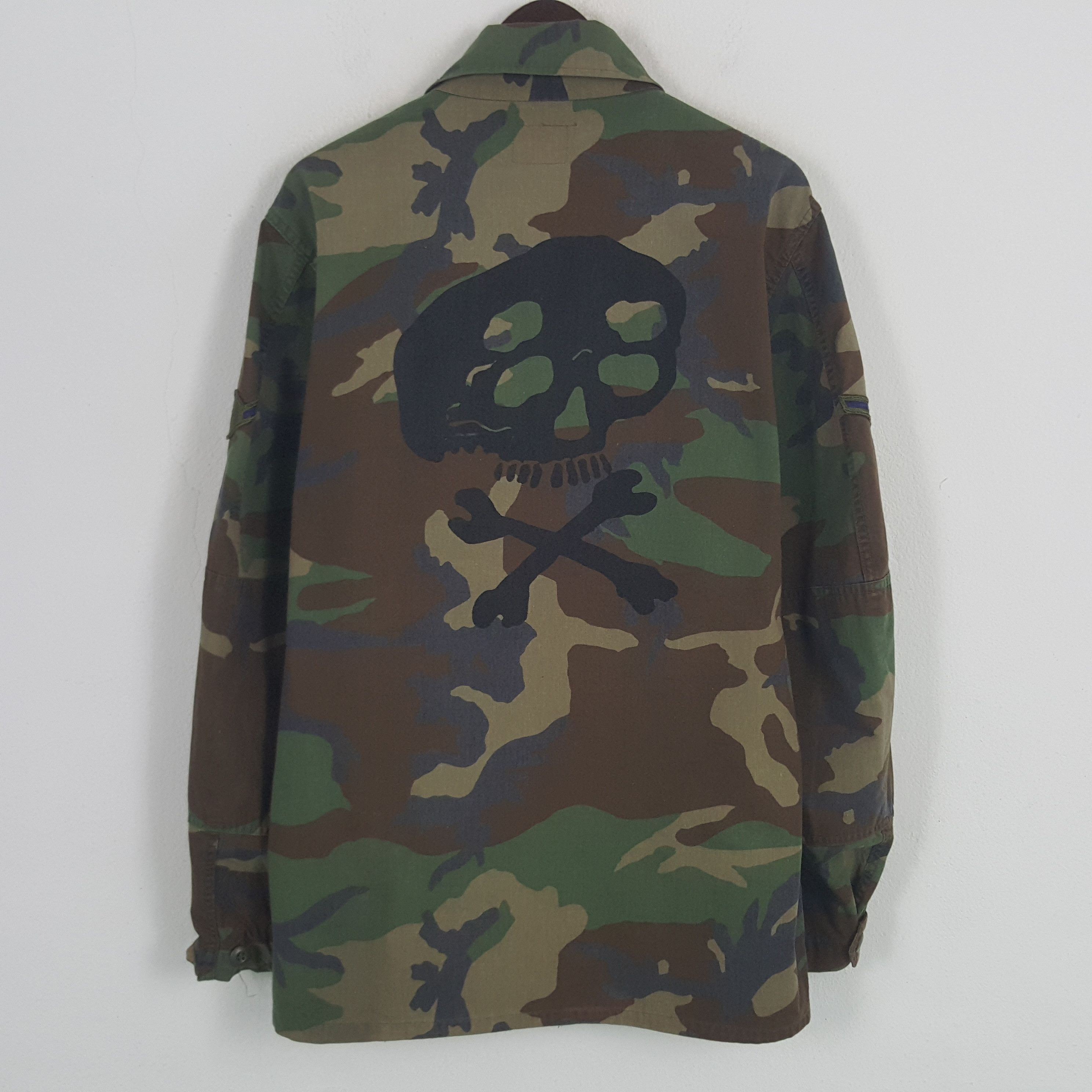 Vintage Vintage US Air Force Military Camo Custom Art Jacket Size US L / EU 52-54 / 3 - 1 Thumbnail