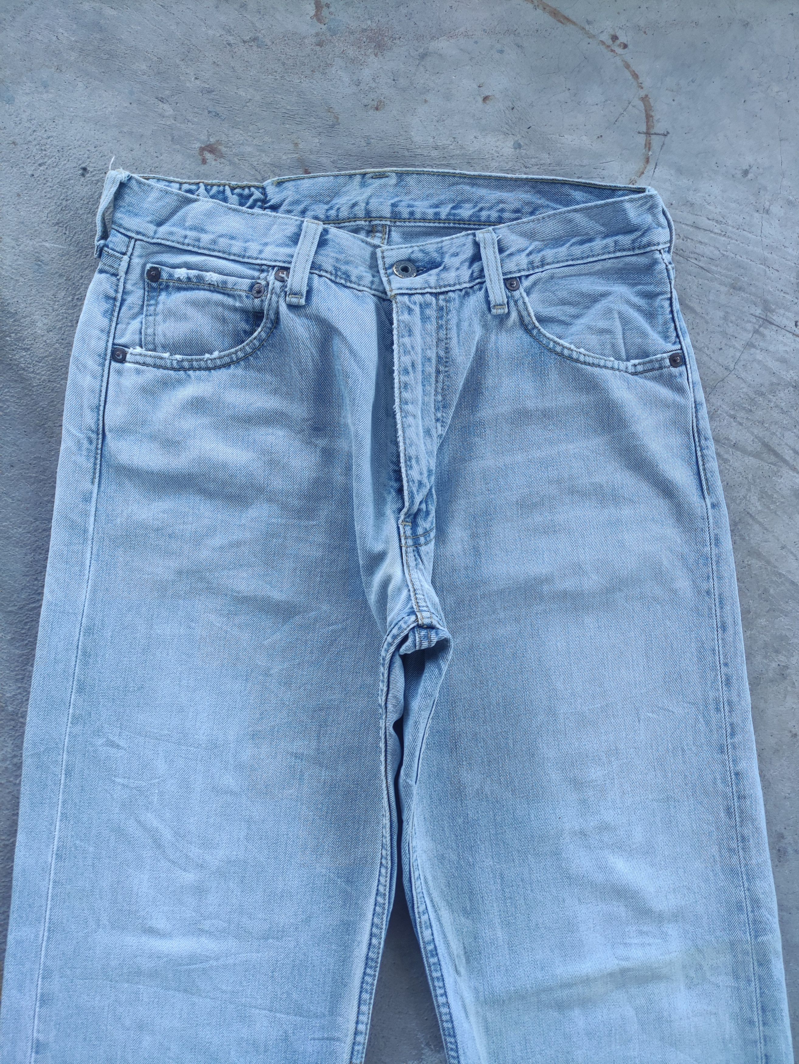 Japanese Brand Vintage Japanese Jean Distressed Faded Denim Size US 31 - 3 Thumbnail