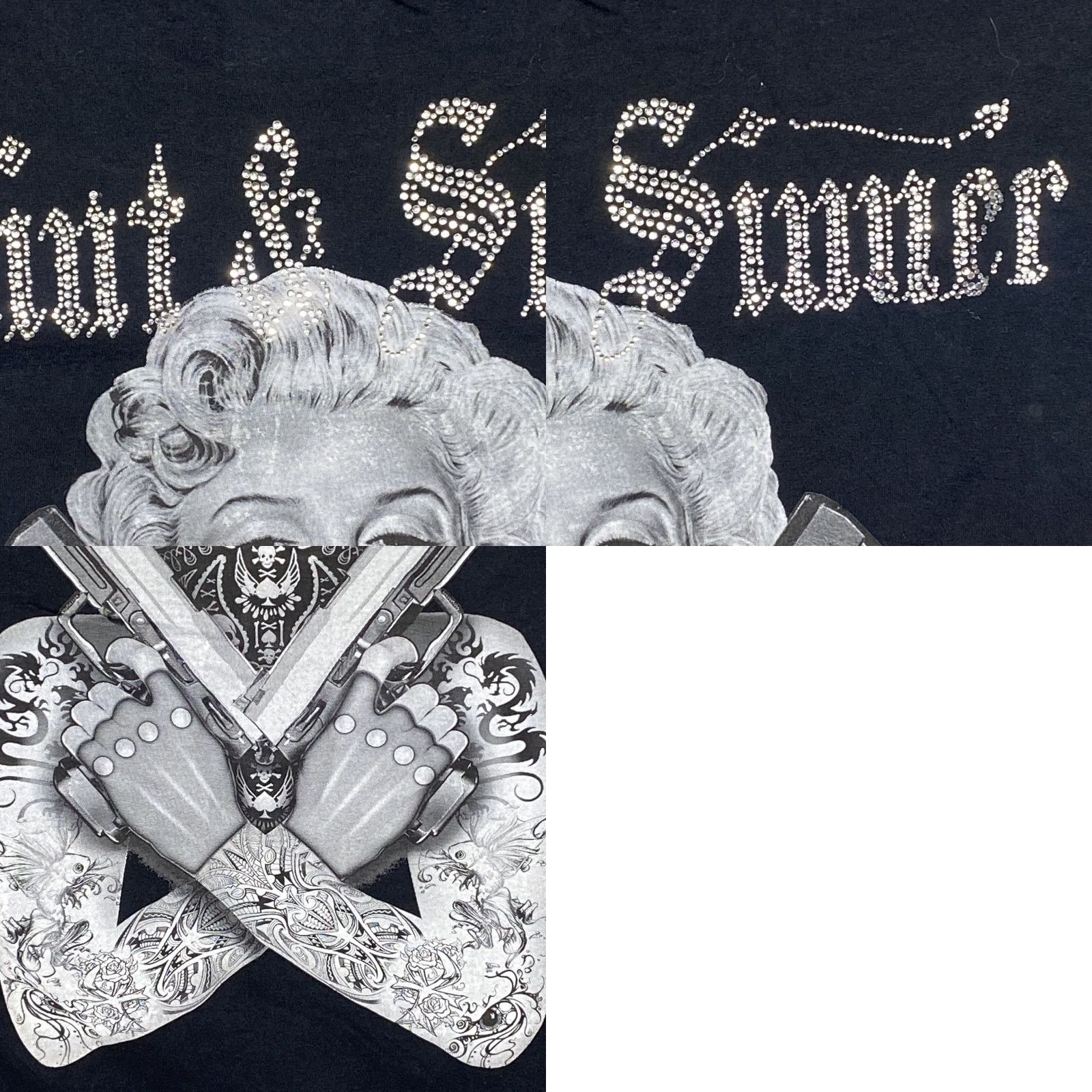 Fruit Of The Loom VINTAGE Fruit of the Loom Men's Medium Daytona Beach Bike Week 2013 Saint & Sinner T-Shirt Crew Neck Cotton Black Size US M / EU 48-50 / 2 - 8 Thumbnail