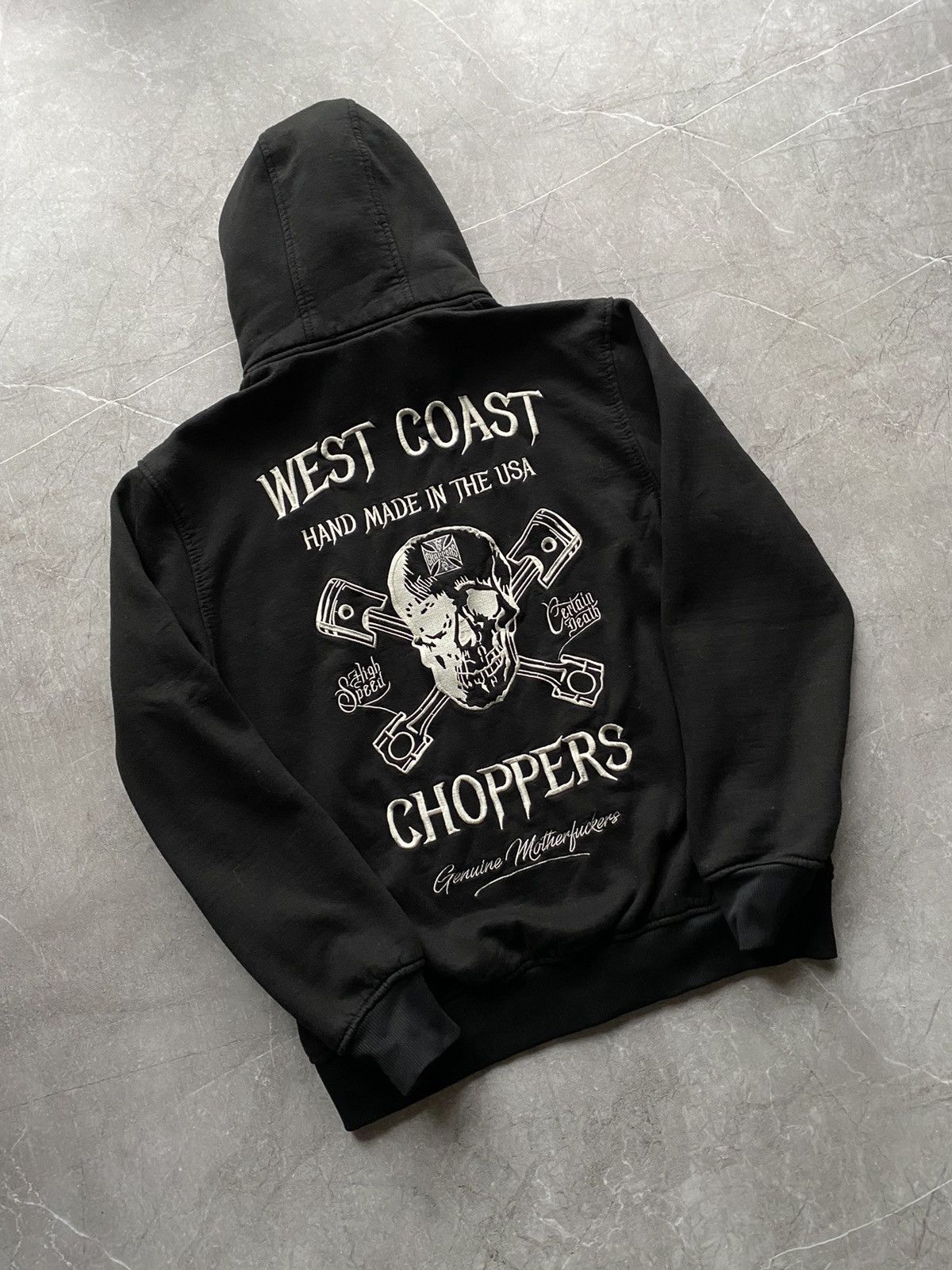 West Coast Choppers Vintage Y2K West Coast Choppers High Speed Hoodie Full Zip Size US L / EU 52-54 / 3 - 1 Thumbnail