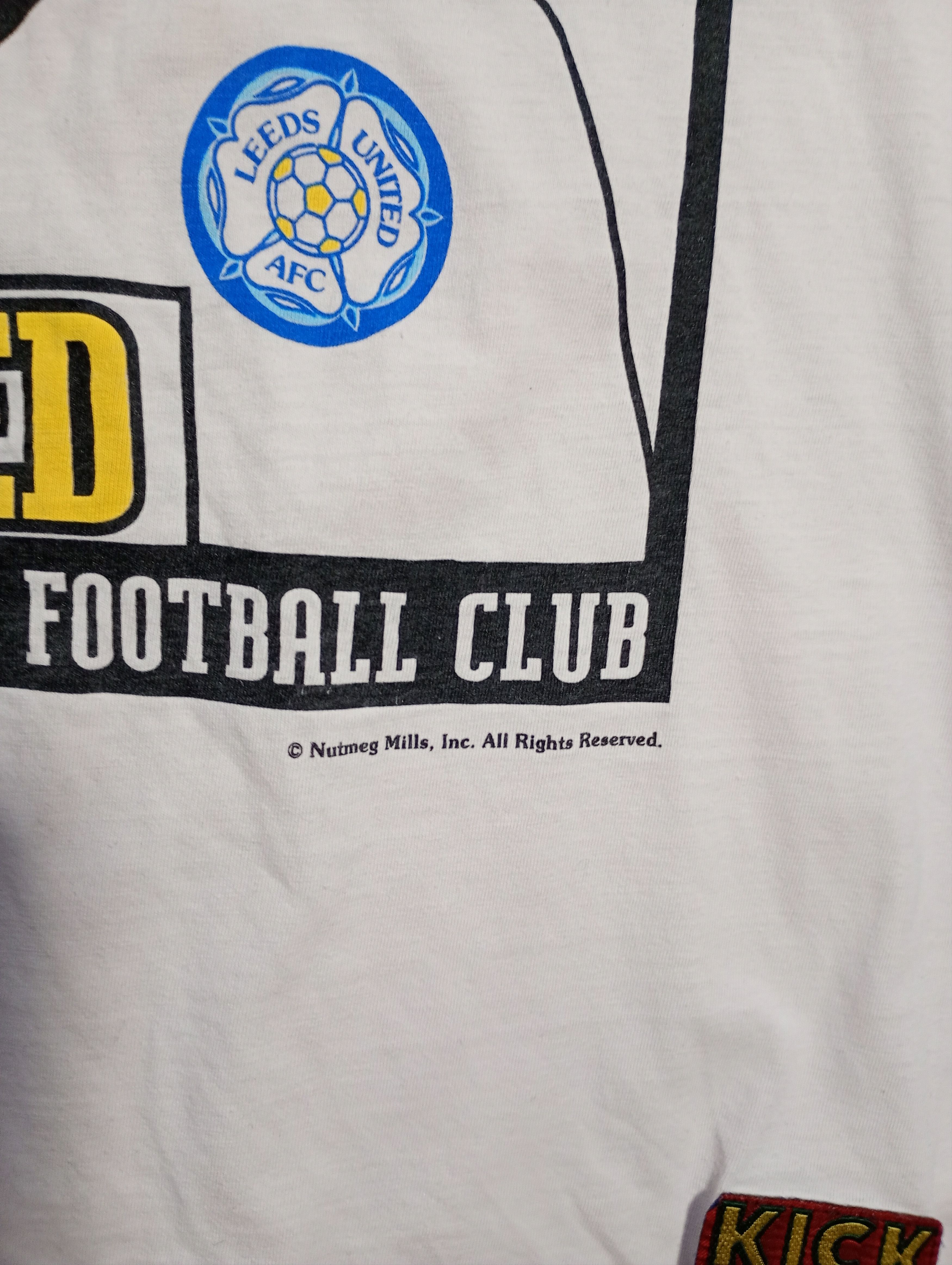 Vintage Leeds United FC Pride of Yorkshire Kick T-Shirt Vintage Size US L / EU 52-54 / 3 - 5 Thumbnail