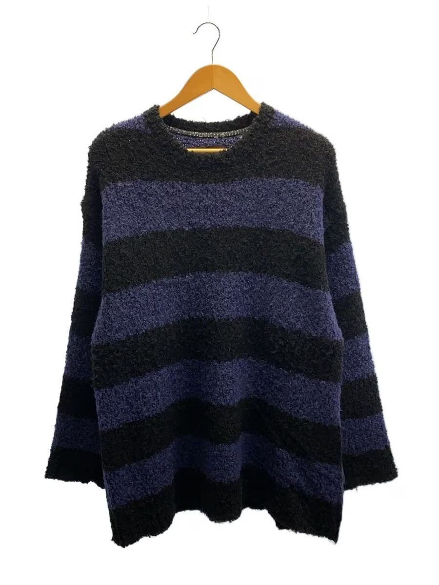 Number (N)ine Striped Alpaca Wool Cobain Knit Sweater Size US L / EU 52-54 / 3 - 1 Thumbnail